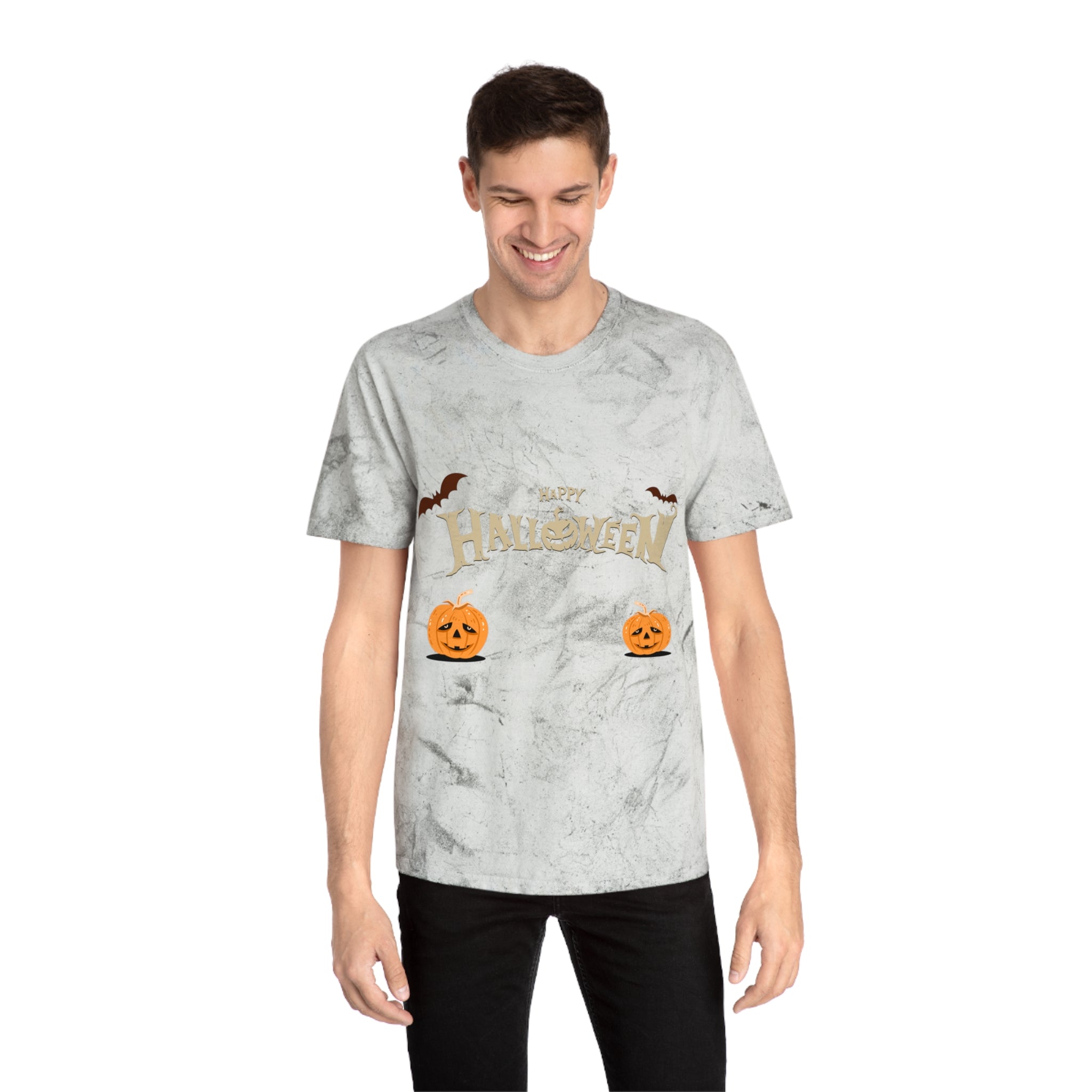 Halloween with Pumpkins | Unisex Color Blast T-Shirt