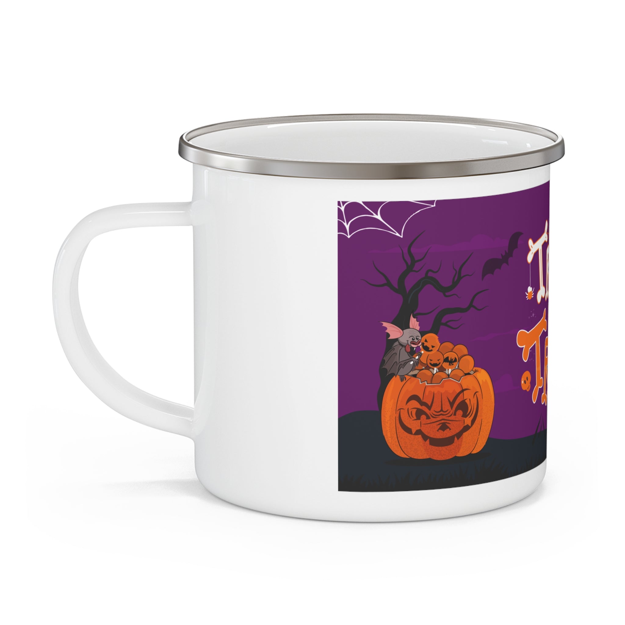 Halloween Trick or Treat | Enamel Camping Mug