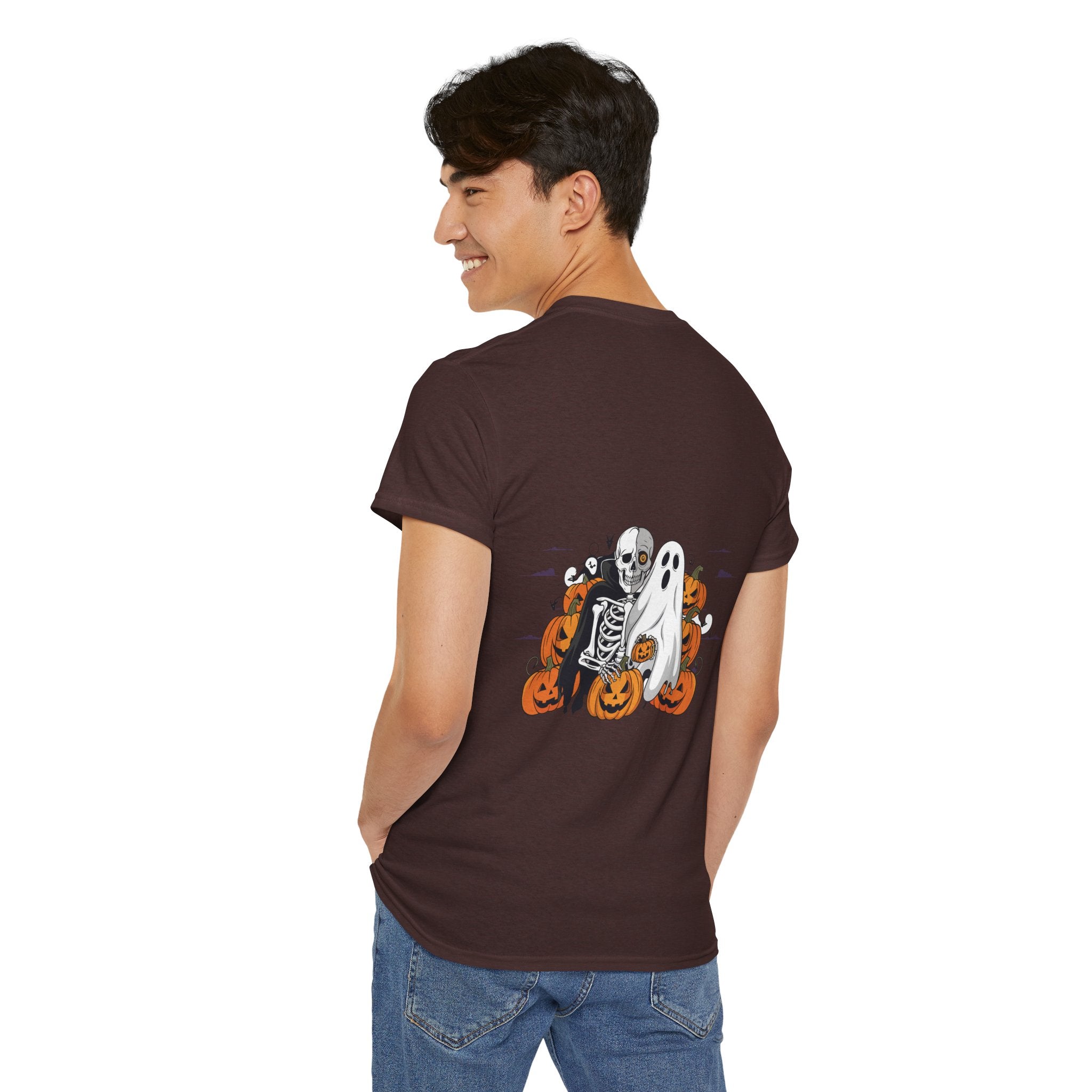 Halloween with Bats | Unisex Heavy Cotton Tee