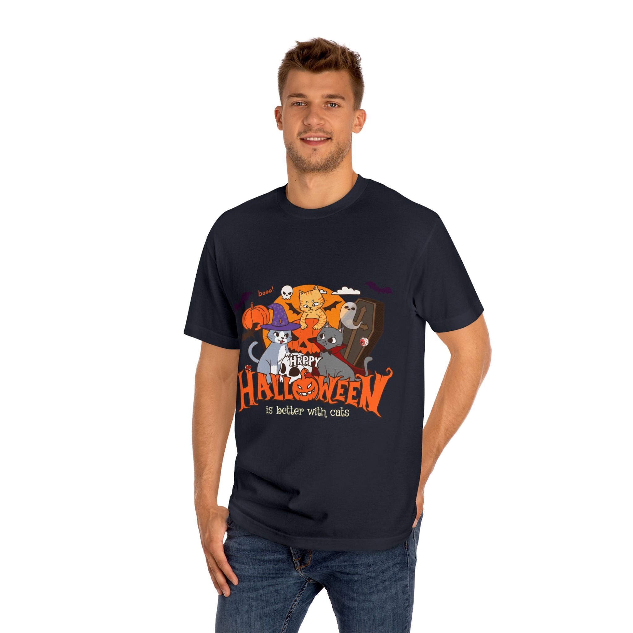Halloween is Better with Cats | Unisex Classic Tee