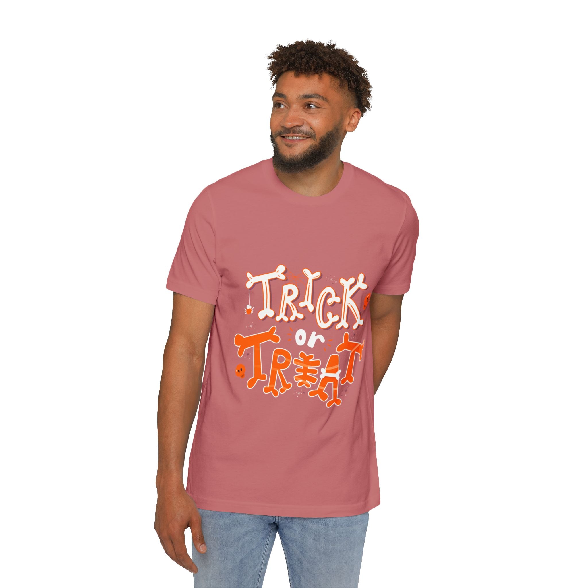 Halloween Trick or Treat | USA-Made Unisex Short-Sleeve Jersey T-Shirt