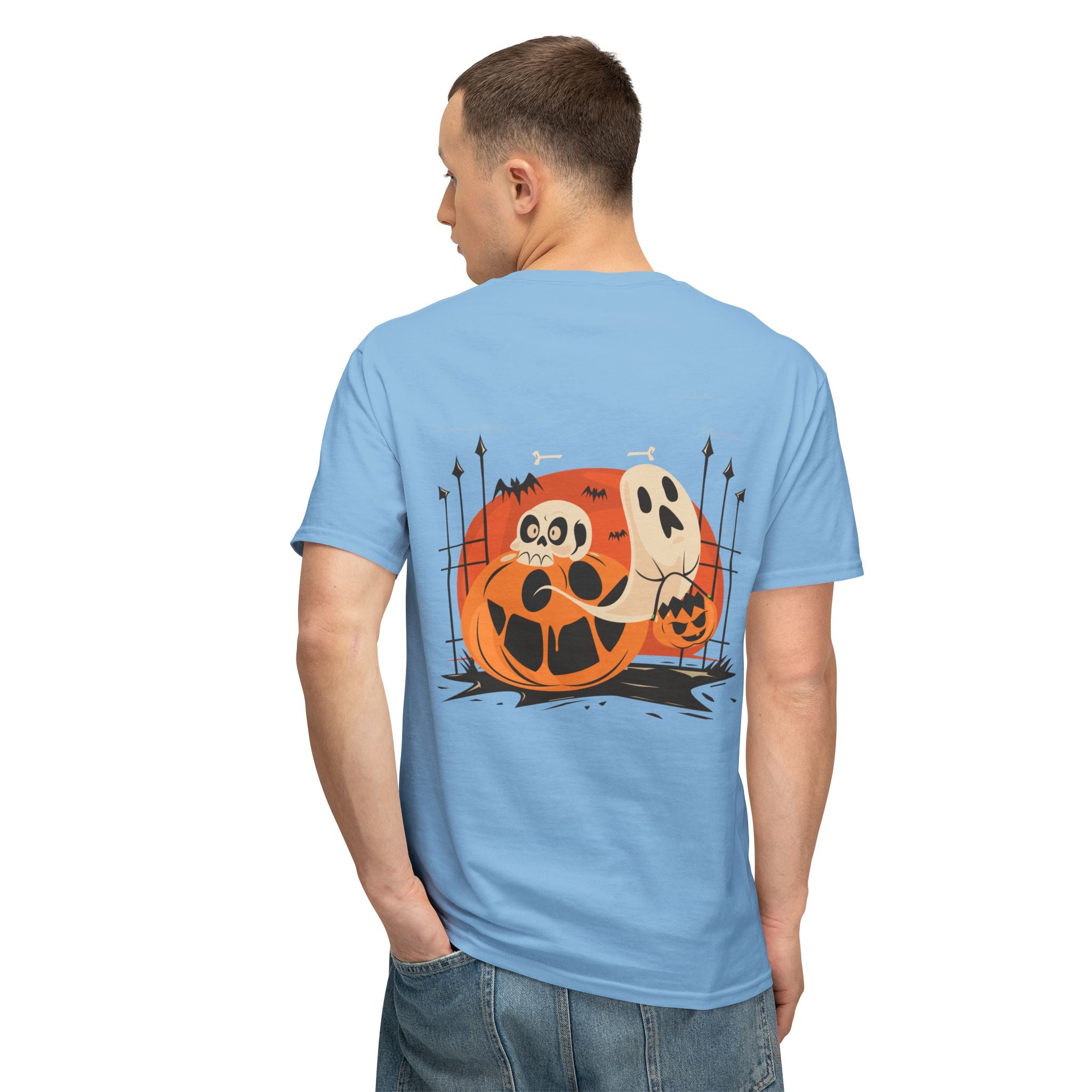 Halloween with Pumpkins | Unisex HD Cotton™ T-shirt