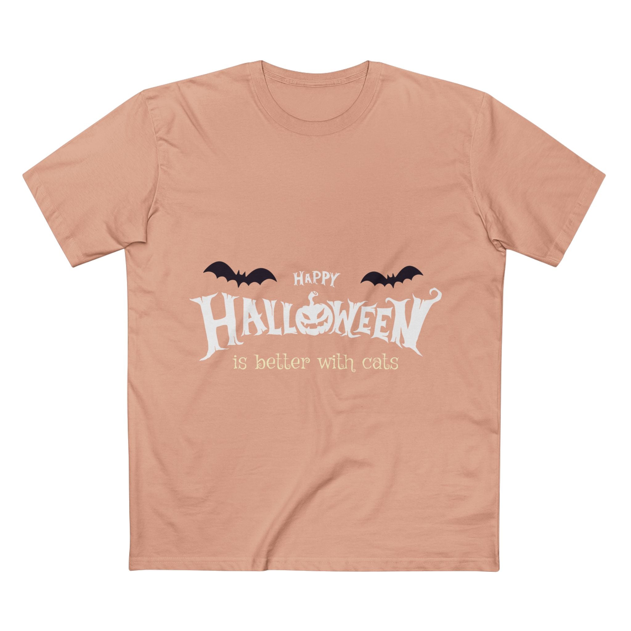 Halloween with Witch's Cats | Men's Staple Tee