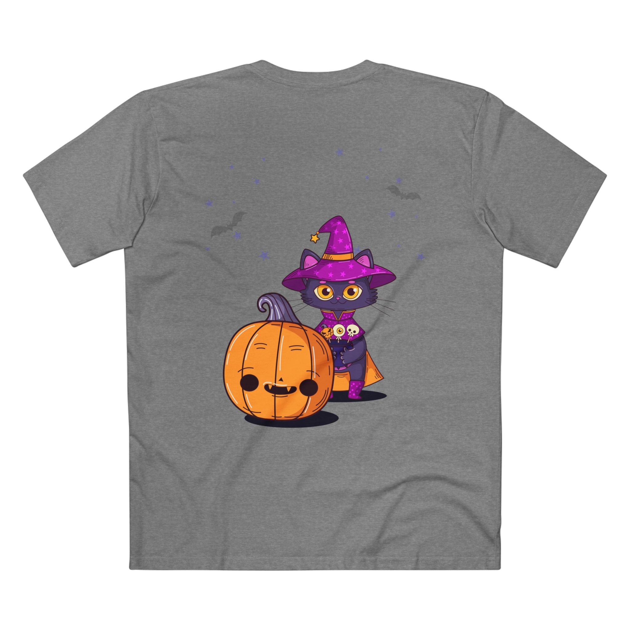 Halloween with Witch's Cats | Men's Staple Tee