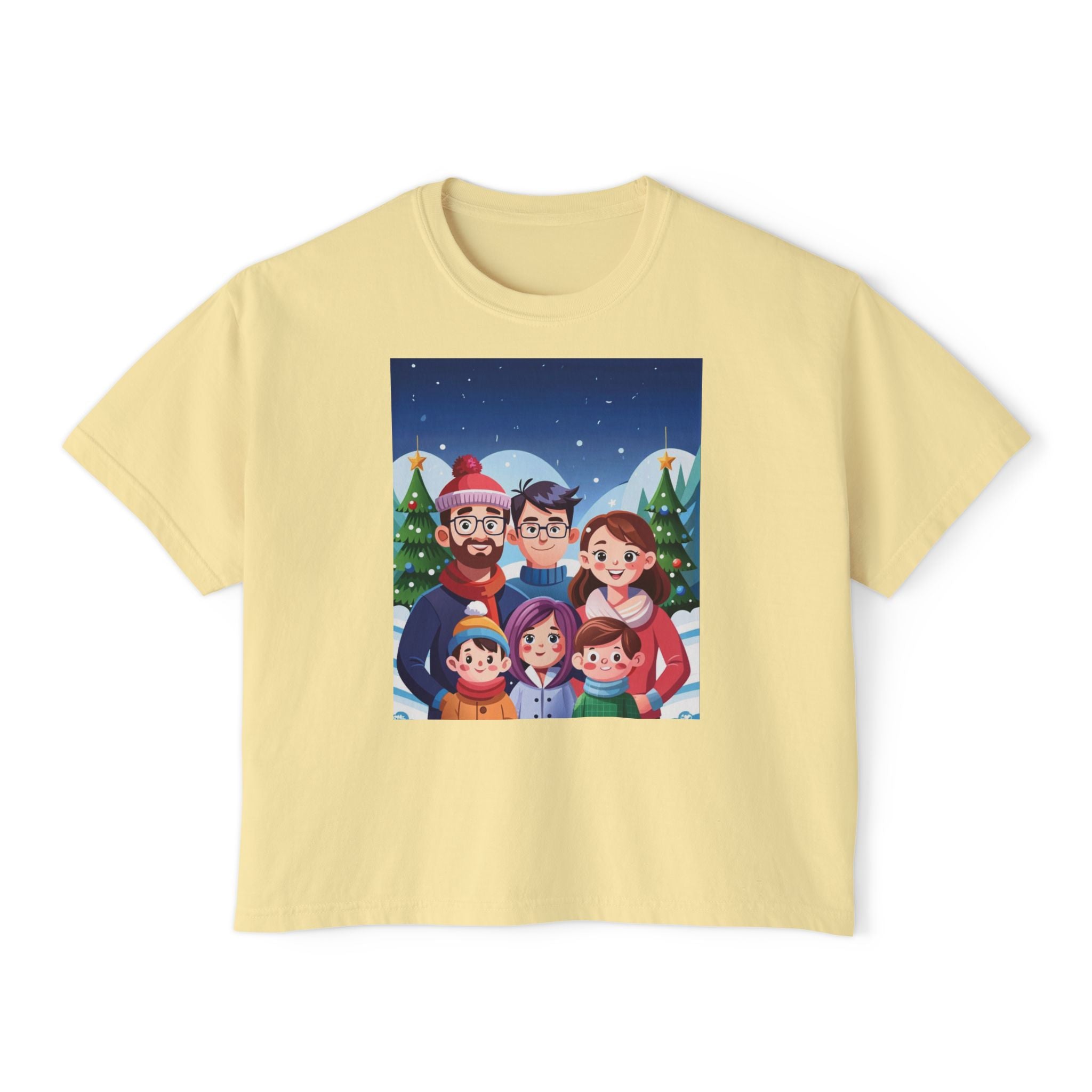 HAPPY CHRISTMAS DAY Women's Boxy Tee