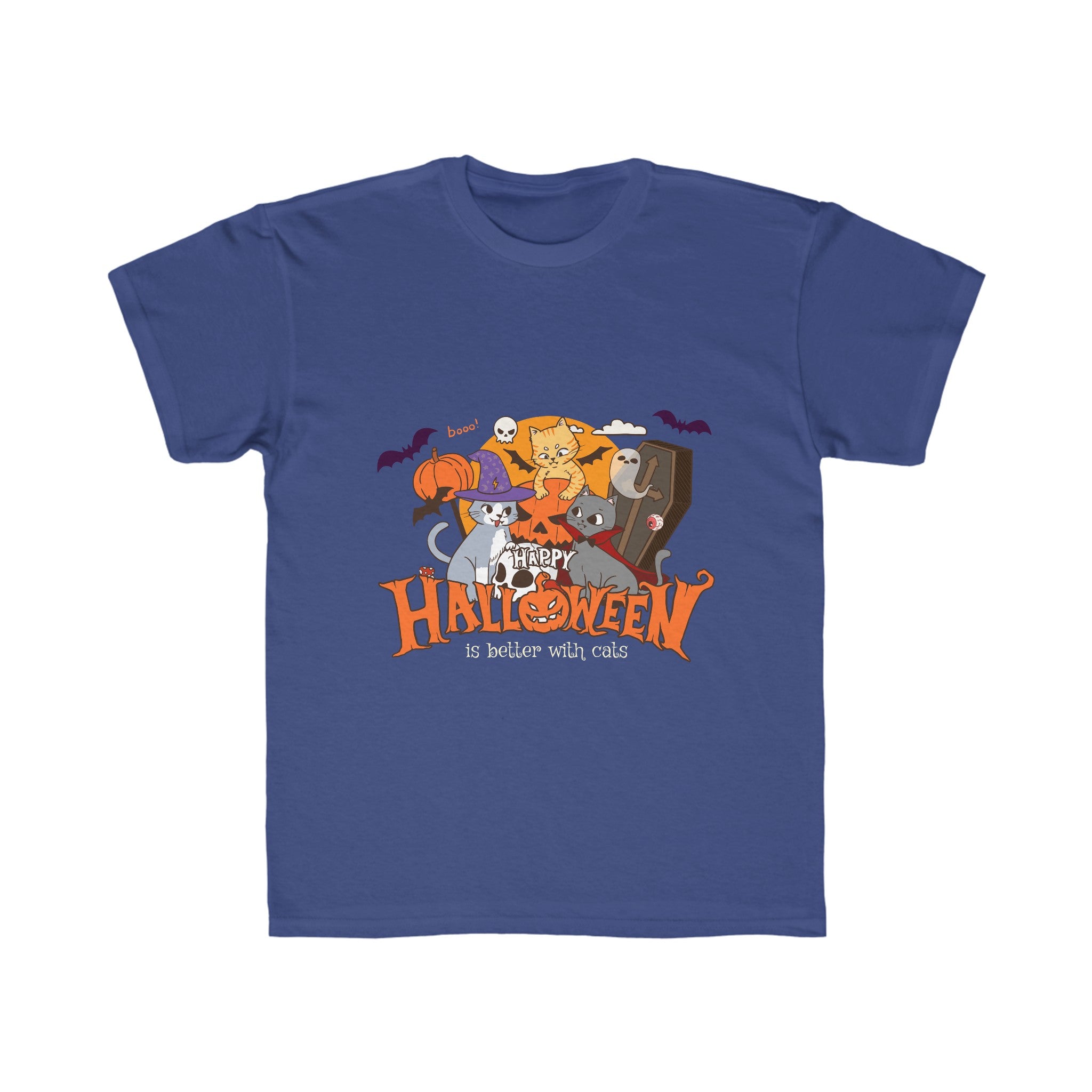 Halloween is Better with Cats | Kids Regular Fit Tee