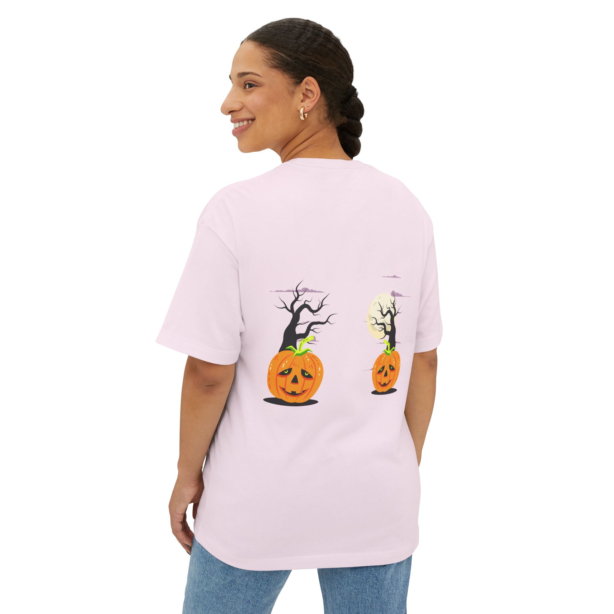 Halloween is Better with Cats | Unisex Oversized Boxy Tee