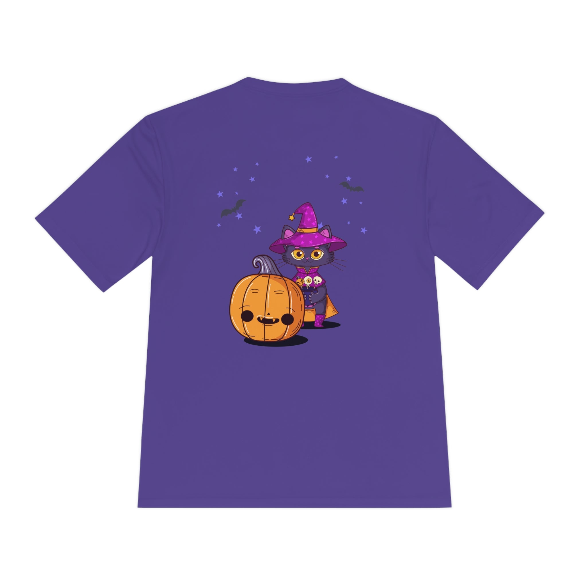 Halloween with Witch's Cats | Unisex Moisture Wicking Tee