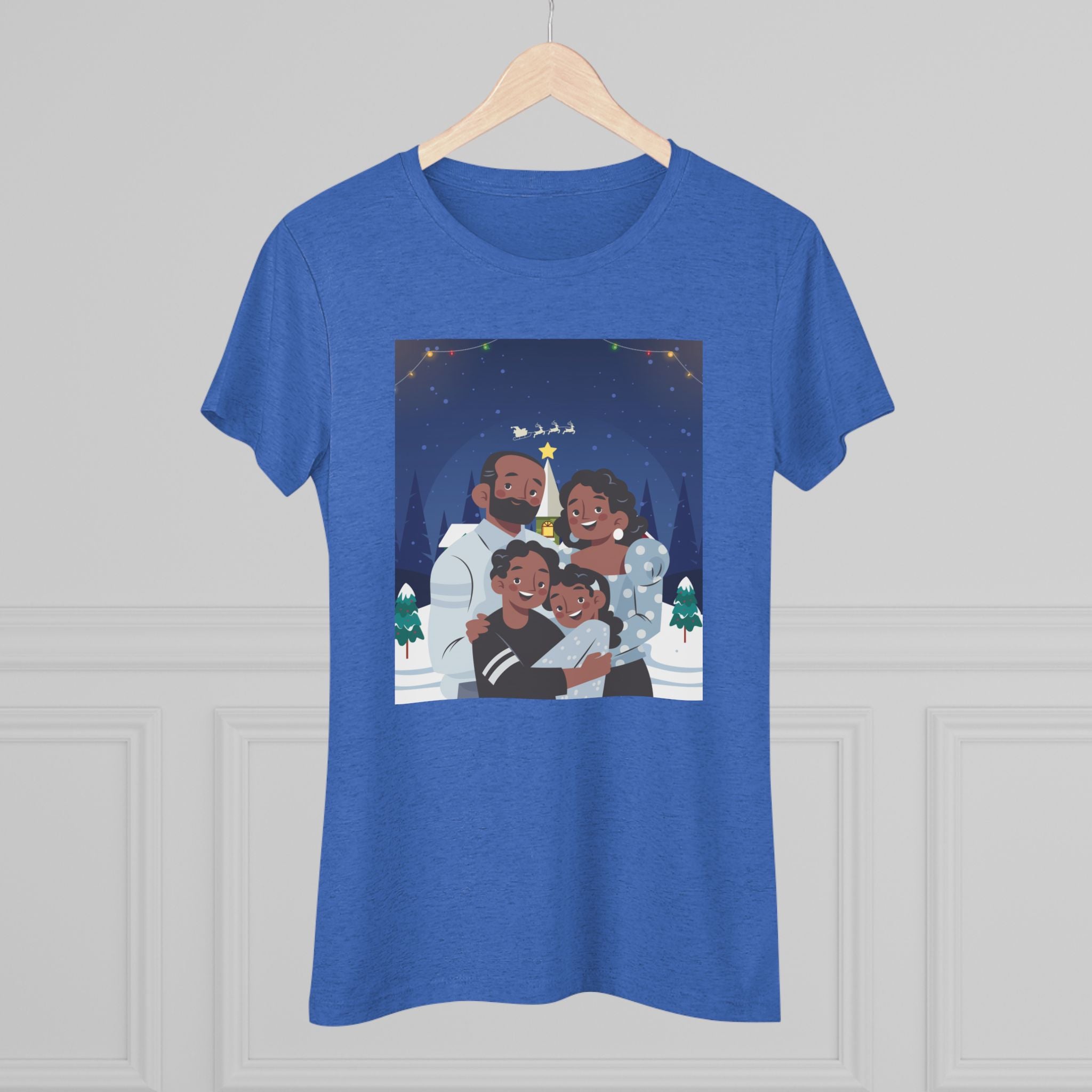 HAPPY CHRISTMAS DAY Women's Triblend Tee