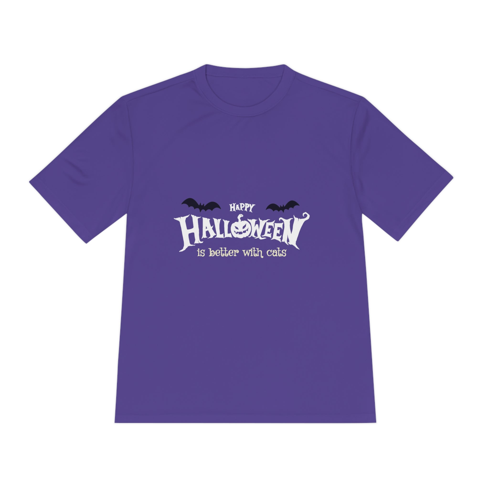 Halloween with Witch's Cats | Unisex Moisture Wicking Tee