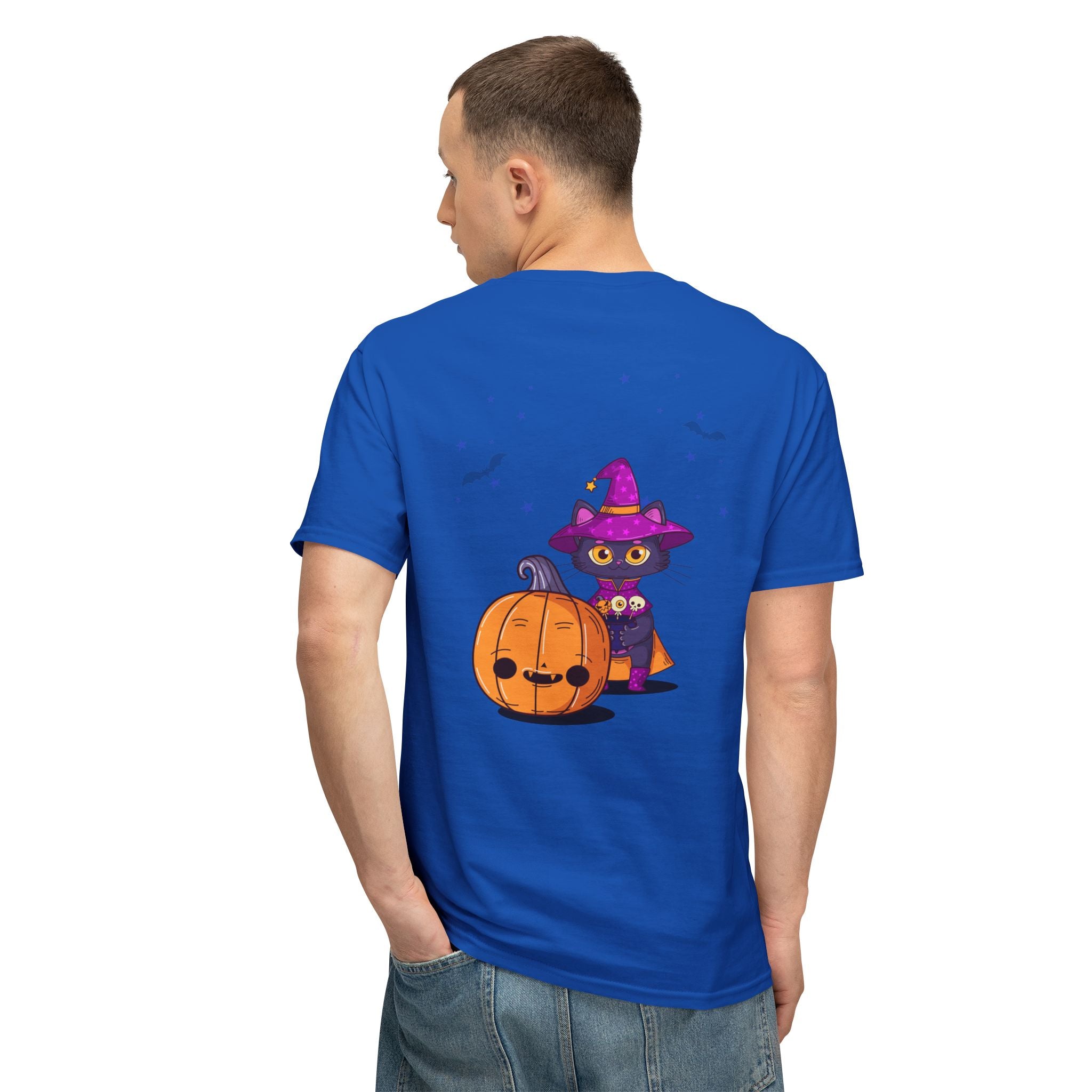 Halloween with Witch's Cats | Unisex HD Cotton™ T-shirt