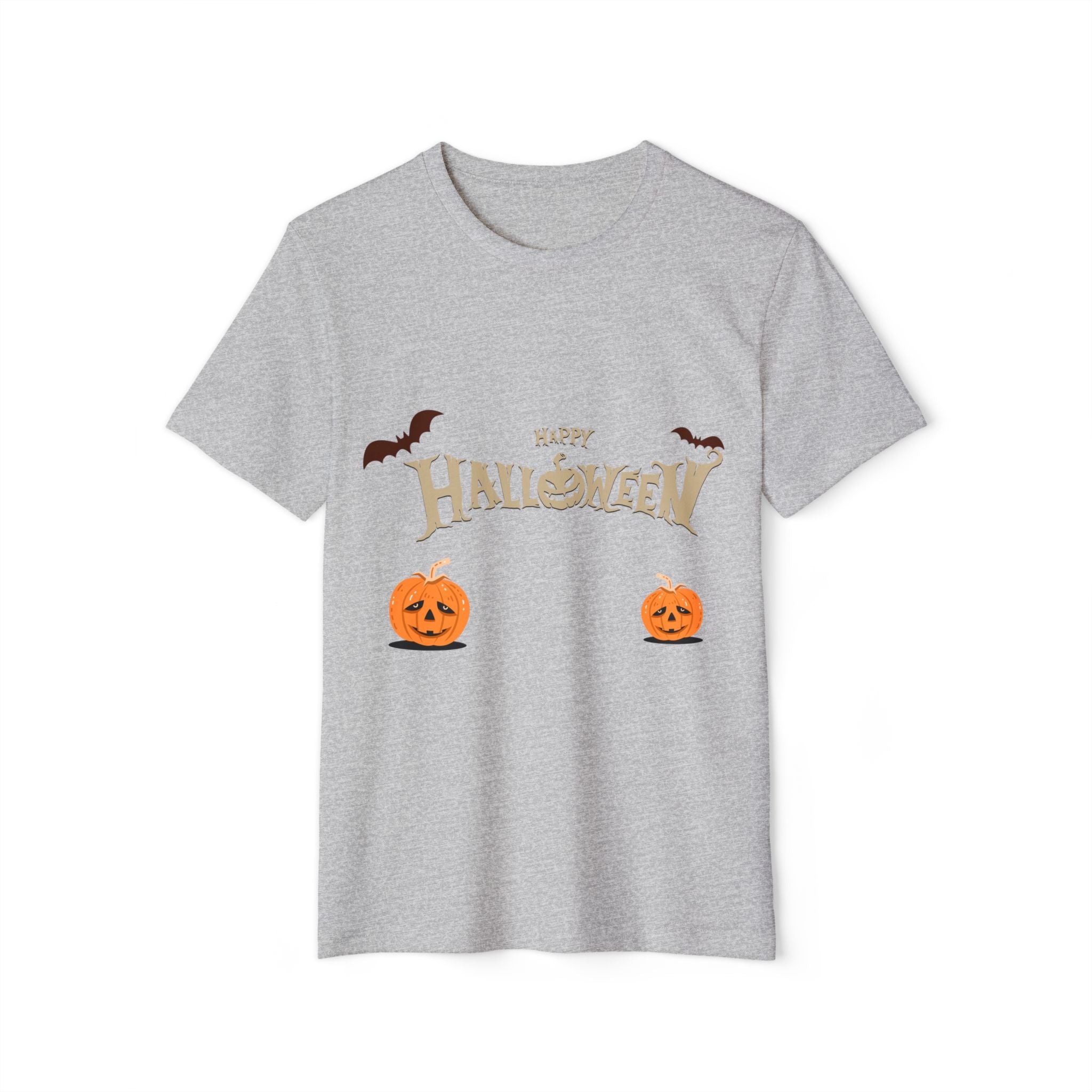 Halloween with Pumpkins | Unisex Recycled Organic T-Shirt