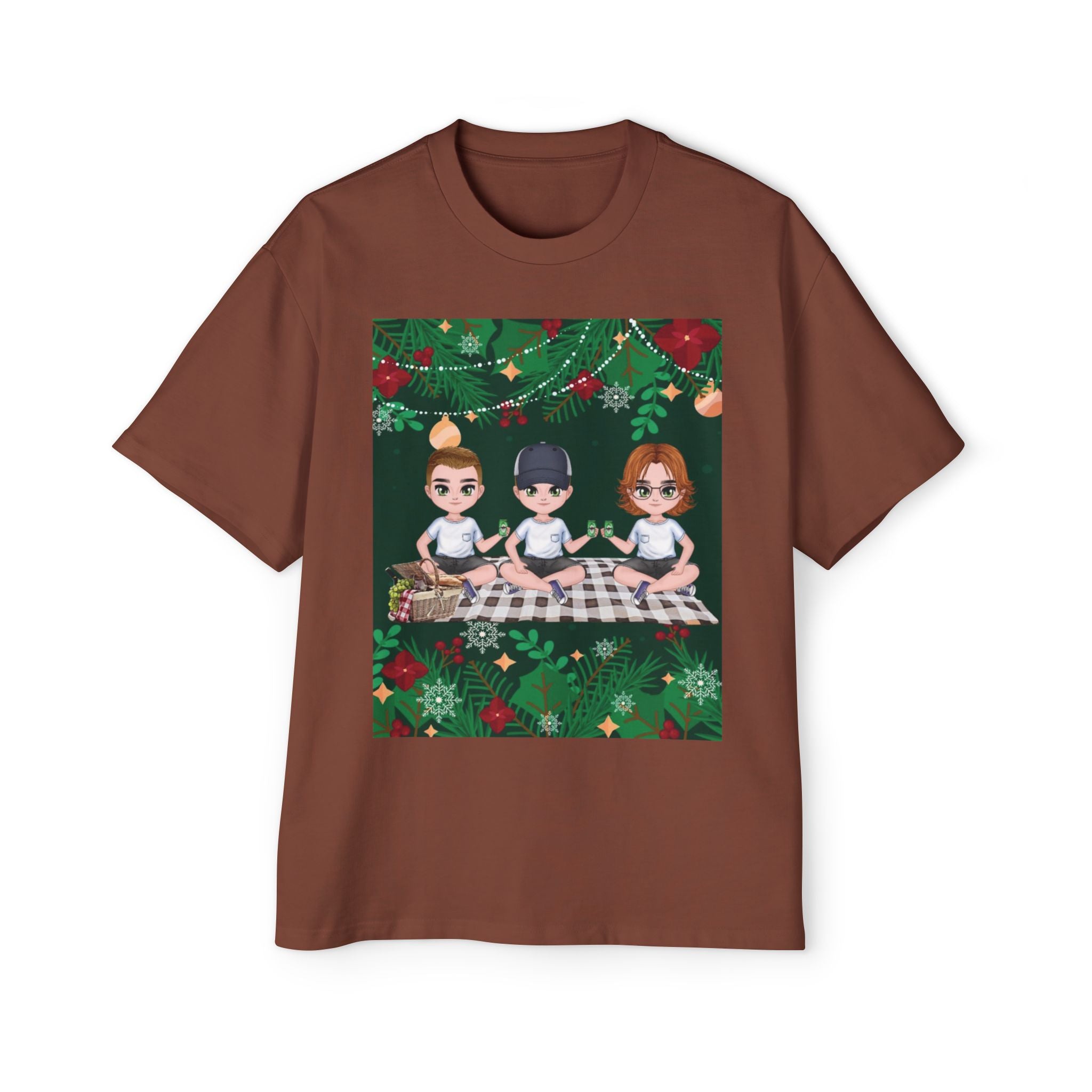 Christmas Family | Men's Heavy Oversized Tee