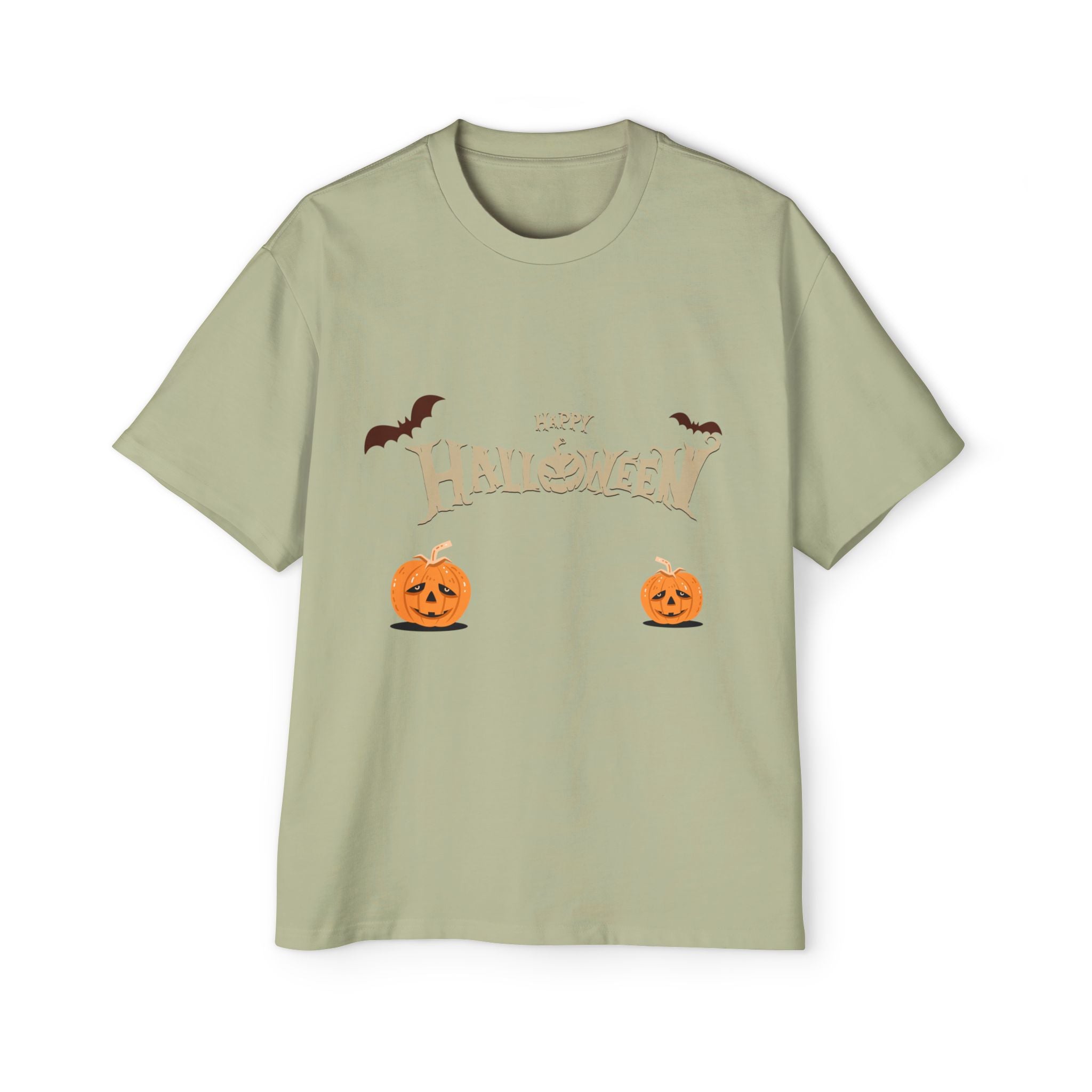 Halloween with Pumpkins | Men's Heavy Oversized Tee