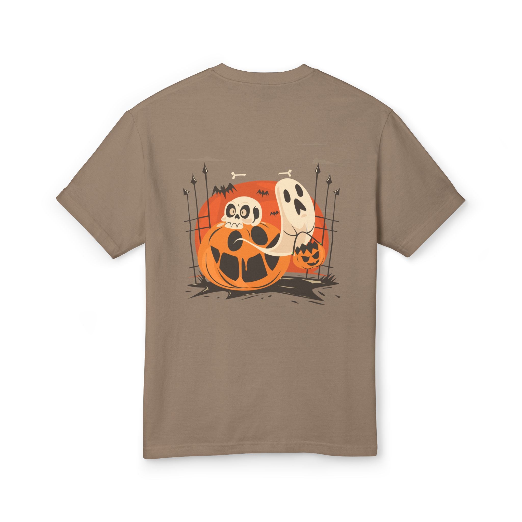 Halloween with Pumpkins | Unisex Garment-Dyed Heavyweight Cotton Tee
