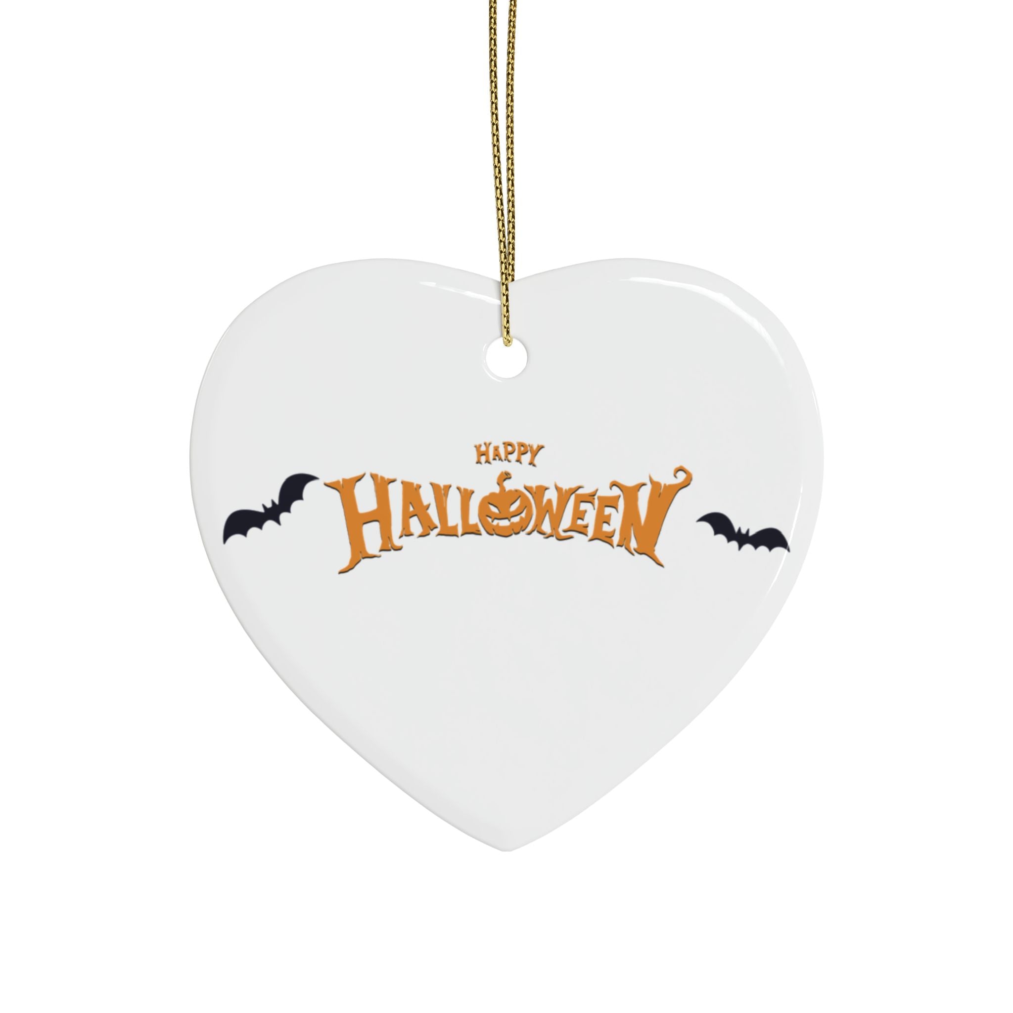 Halloween with Bats | Ceramic Ornaments