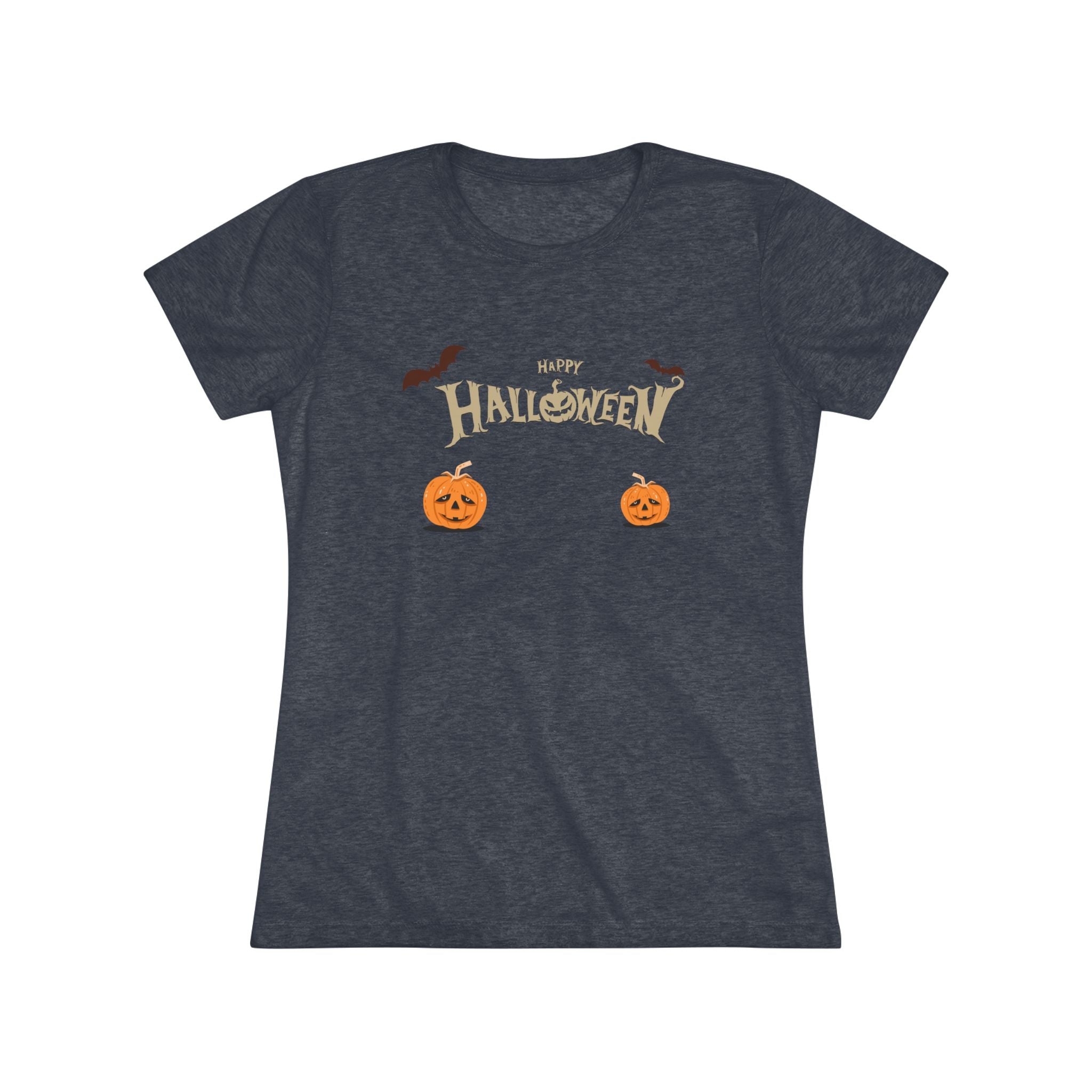 Halloween with Pumpkins | Women's Triblend Tee