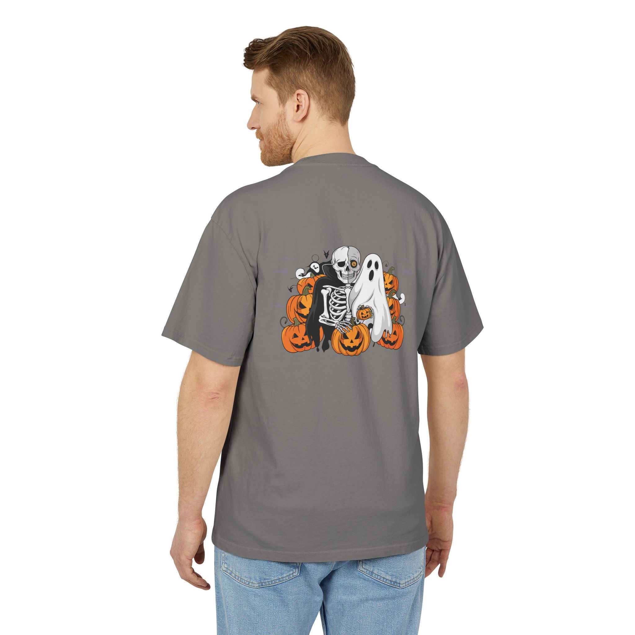 Halloween with Bats | Unisex Heavy Faded Tee