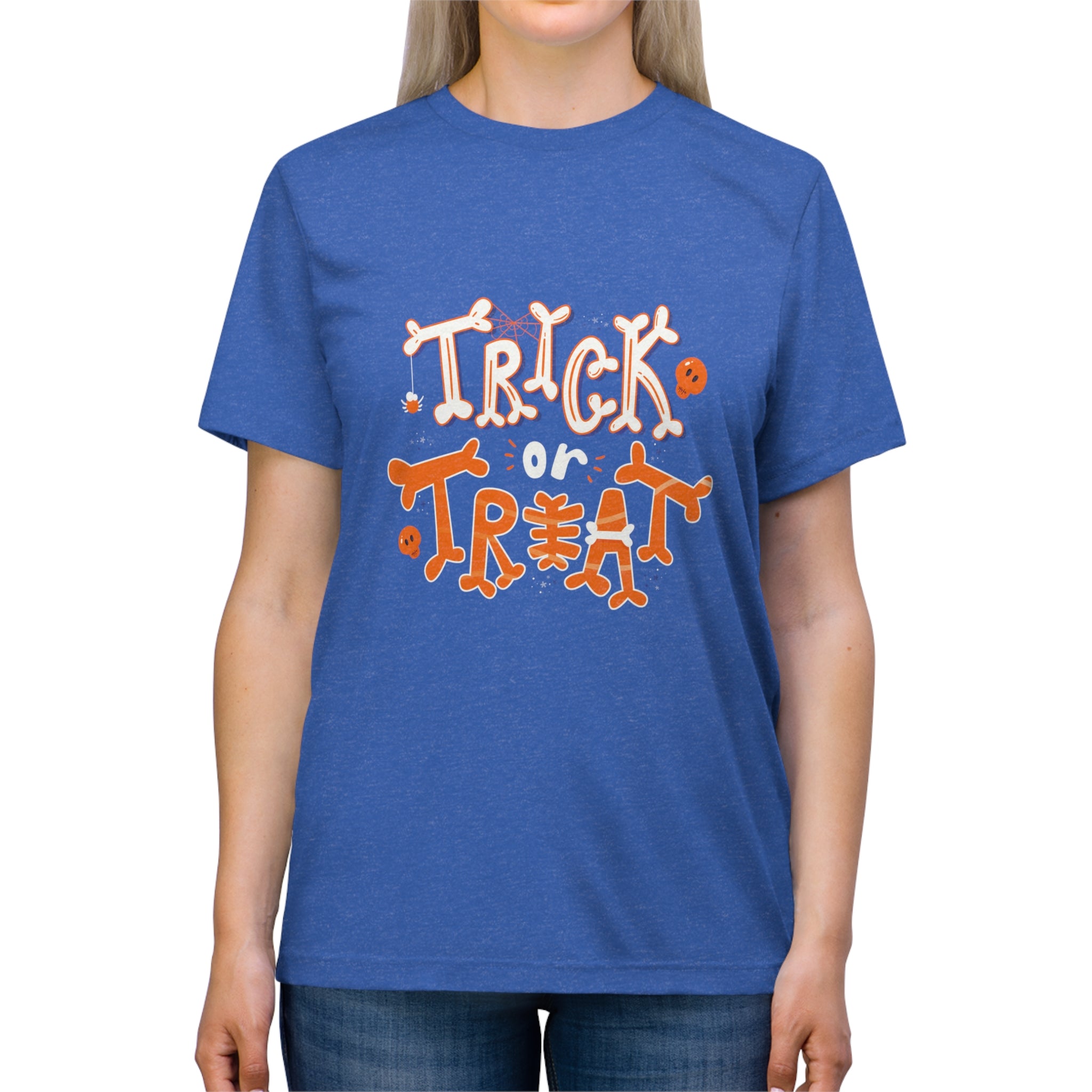 Halloween Trick or Treat | Unisex Triblend Tee