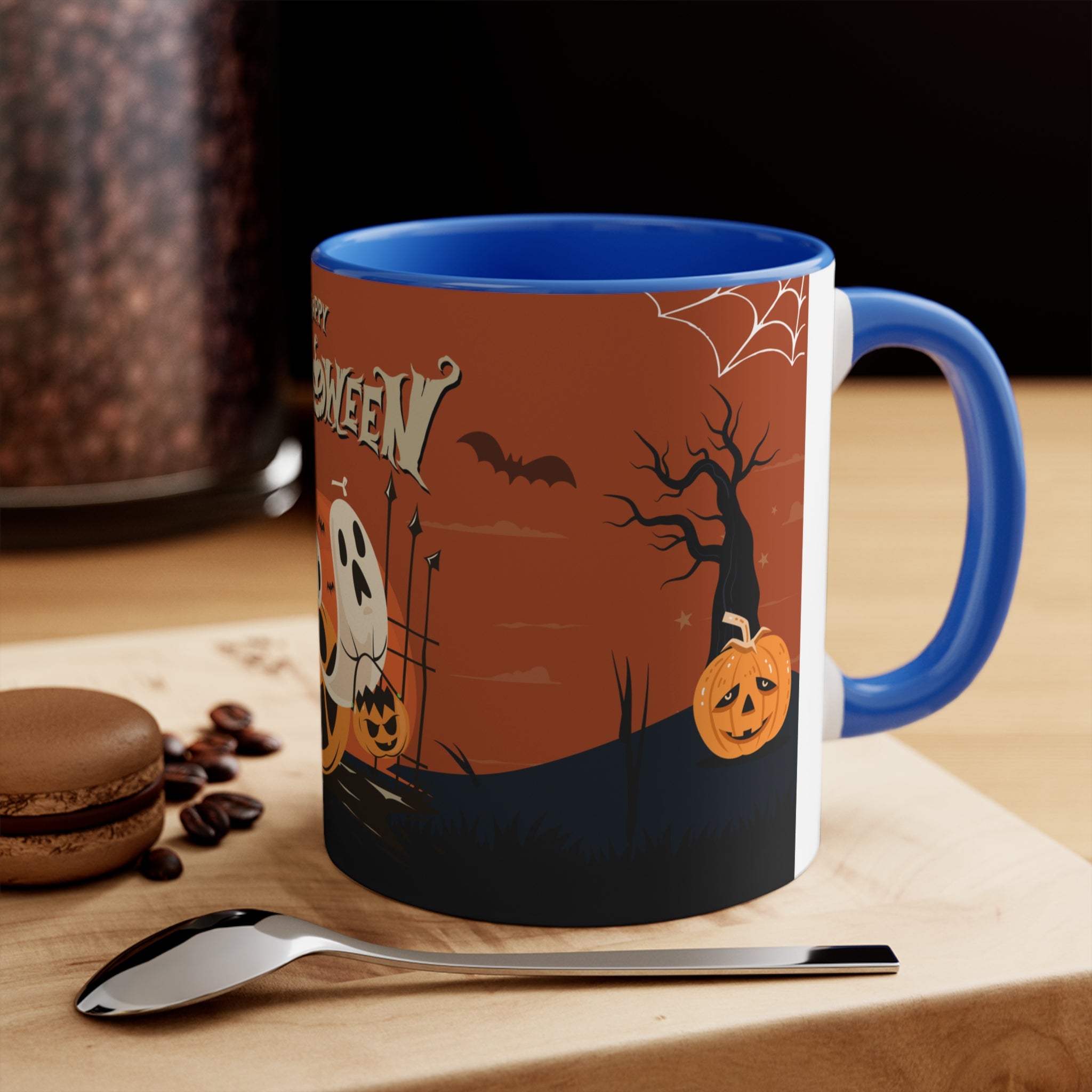 Happy Halloween with Pumpkin | Accent Mug