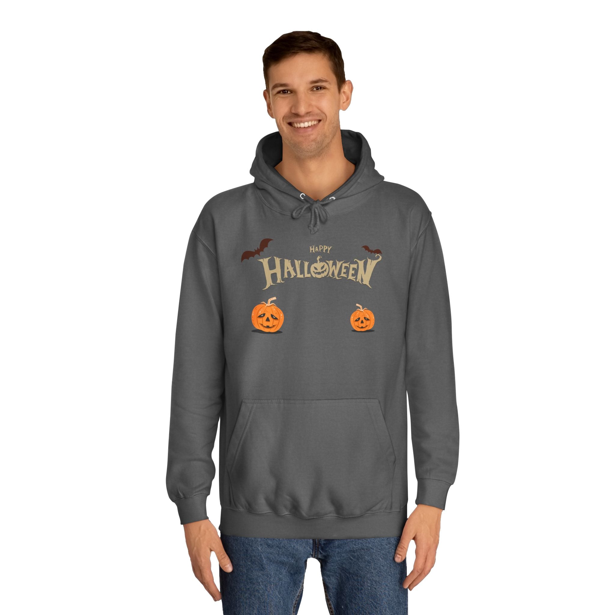 Halloween with Pumpkins | Unisex College Hoodie