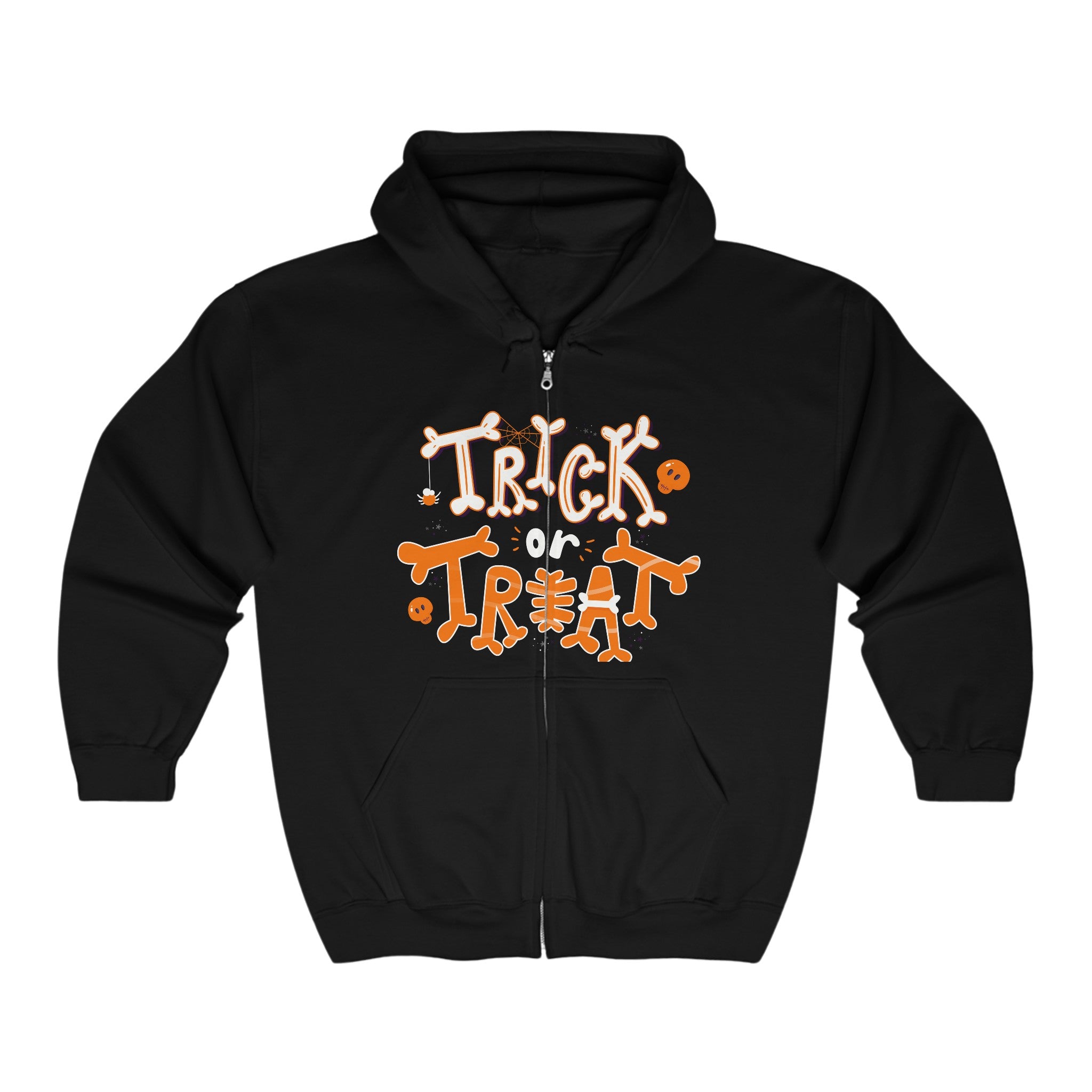 Halloween Trick or Treat | Unisex Heavy Blend Full Zip Hooded Sweatshirt