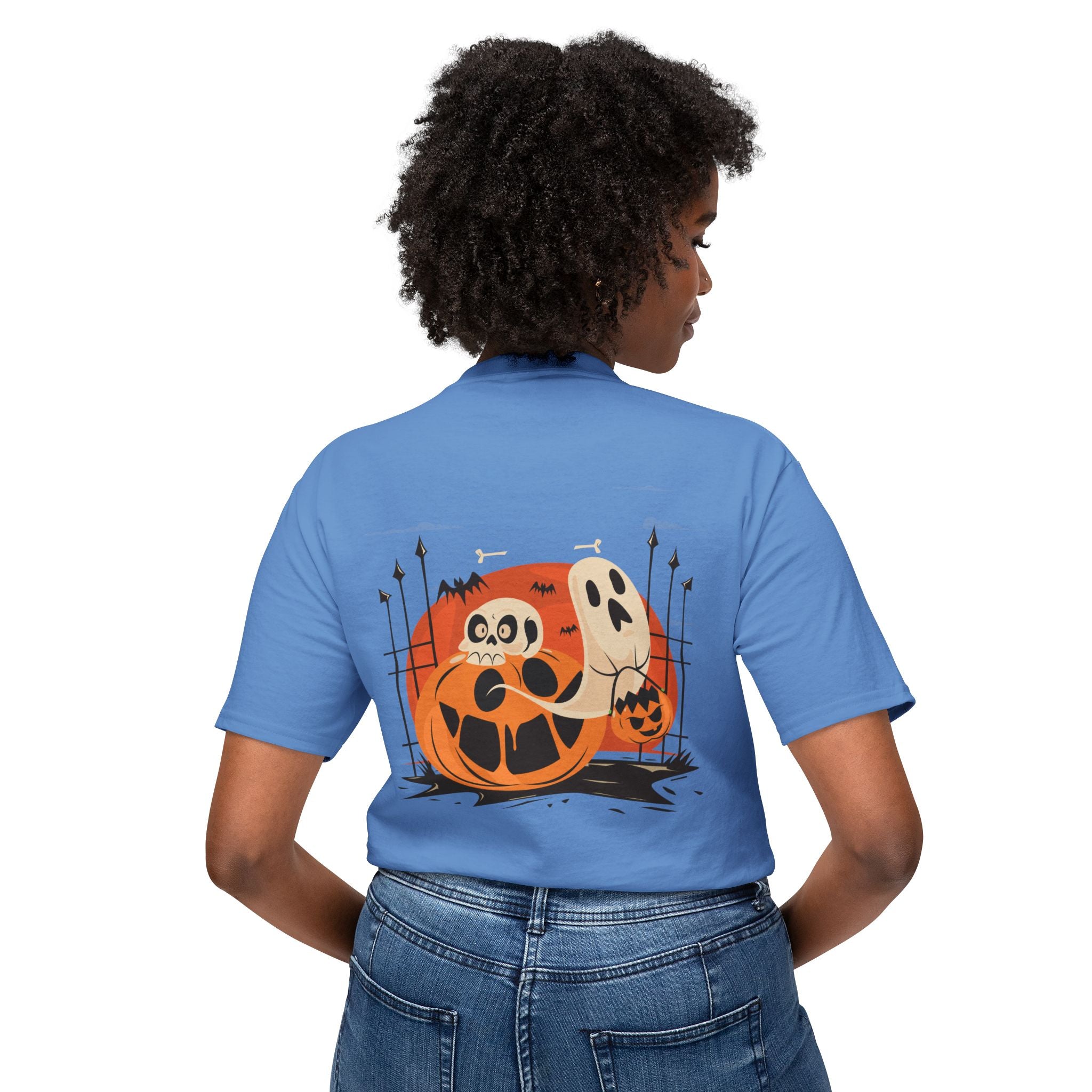 Halloween with Pumpkins | Unisex HD Cotton™ T-shirt