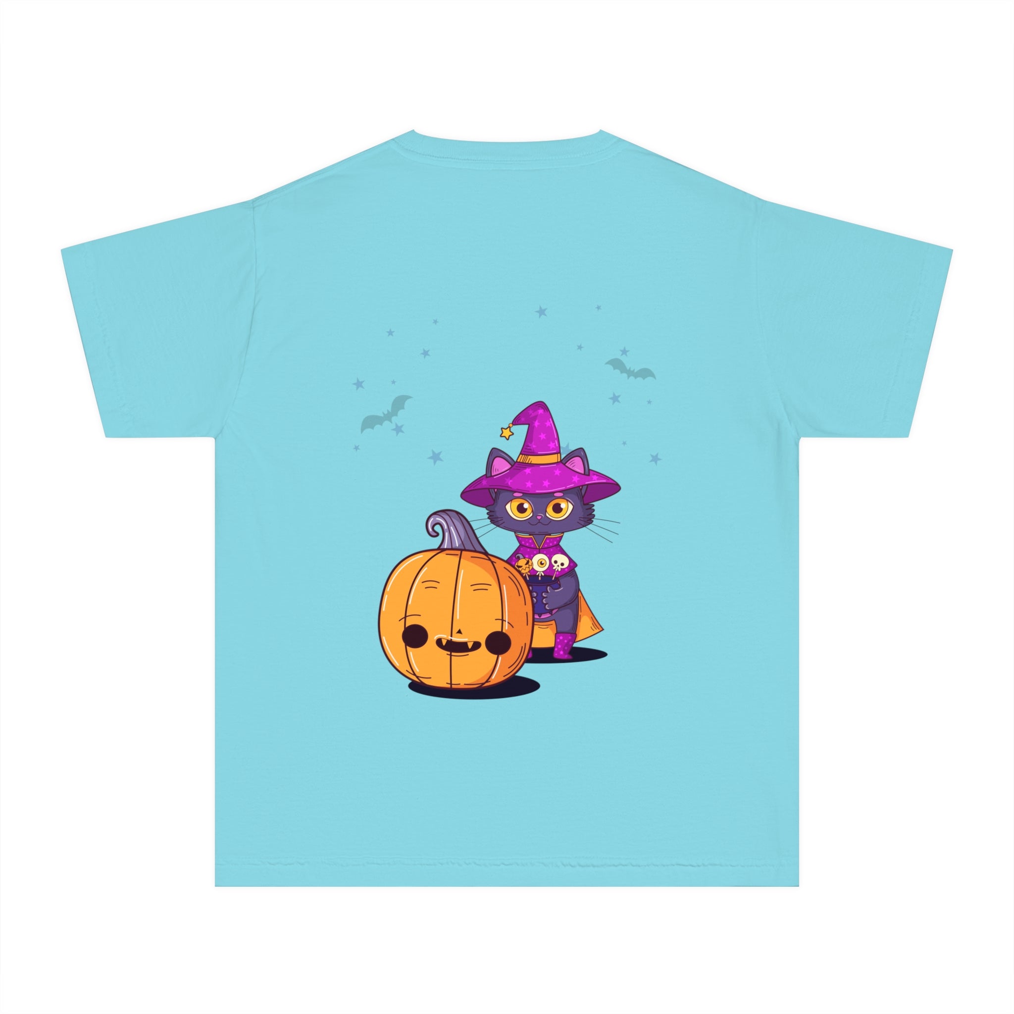 Halloween with Witch's Cats | Youth Midweight Tee