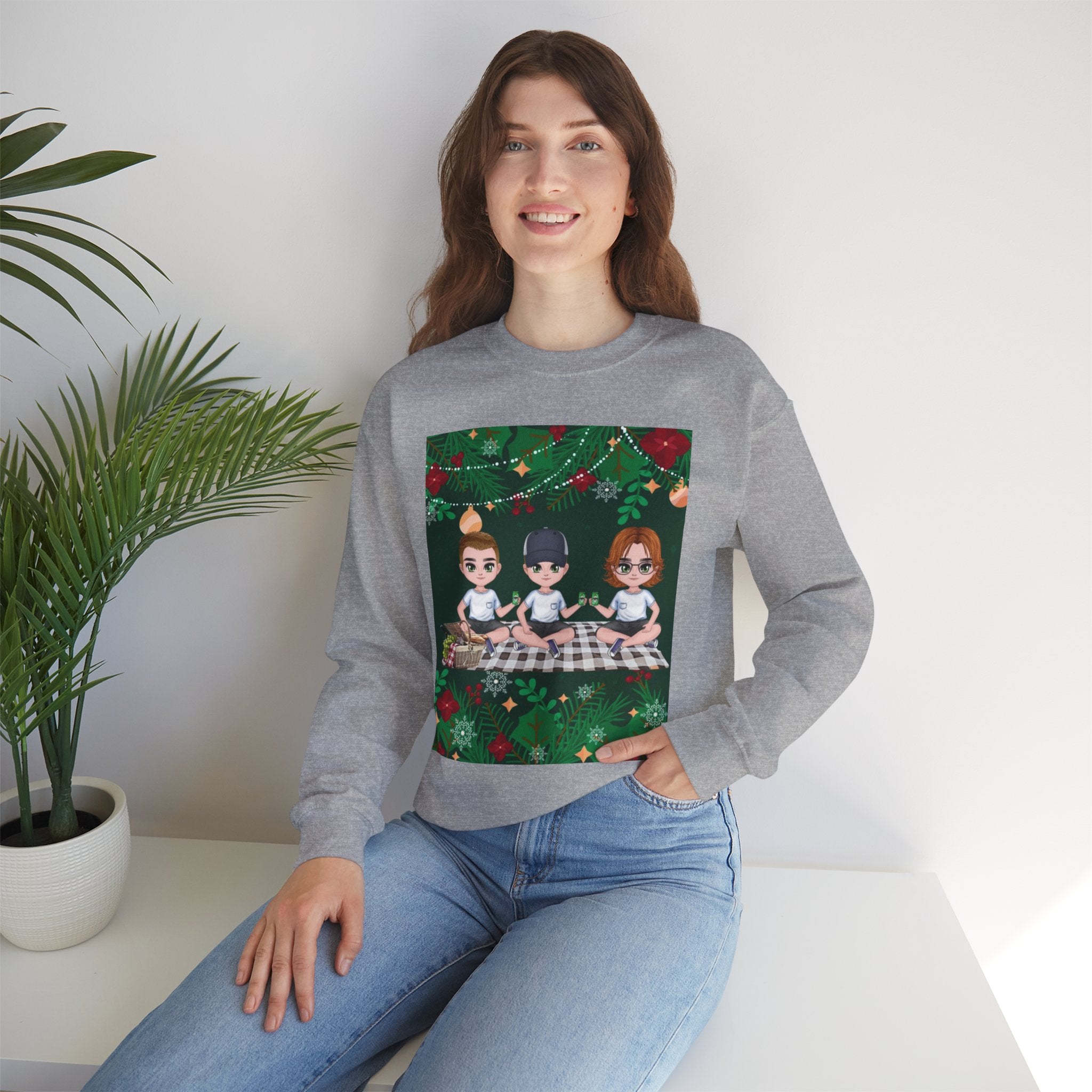 Christmas Party Unisex Heavy Blend™ Crewneck Sweatshirt