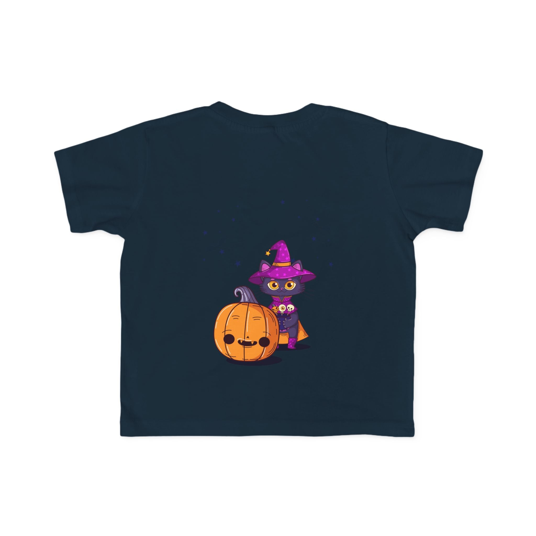 Halloween with Witch's Cats | Toddler's Fine Jersey Tee