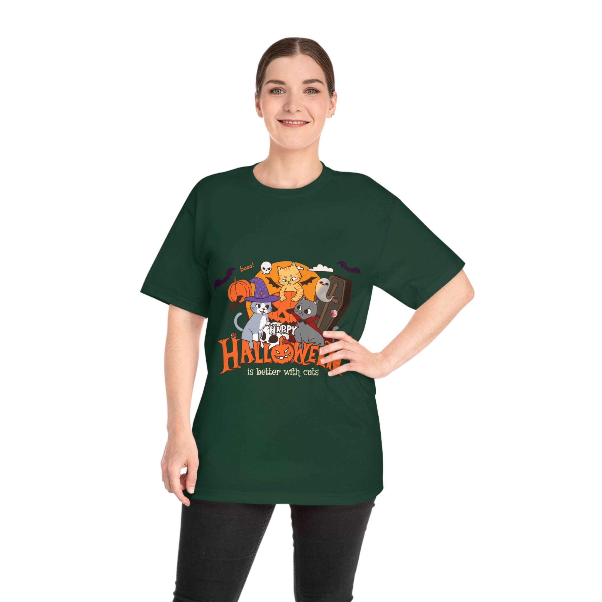 Halloween is Better with Cats | Unisex Hammer™ T-shirt