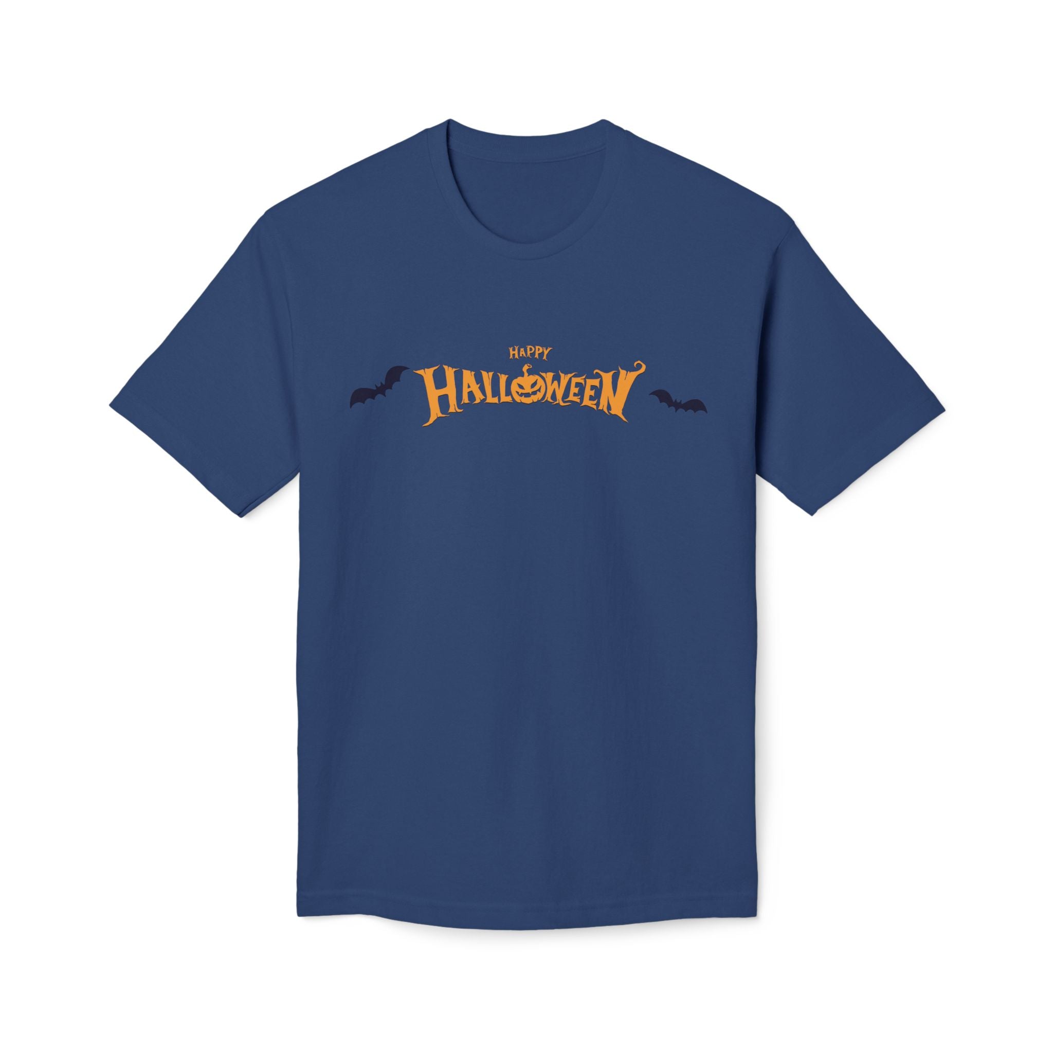 Halloween with Bats | Unisex Midweight T-shirt, Made in US