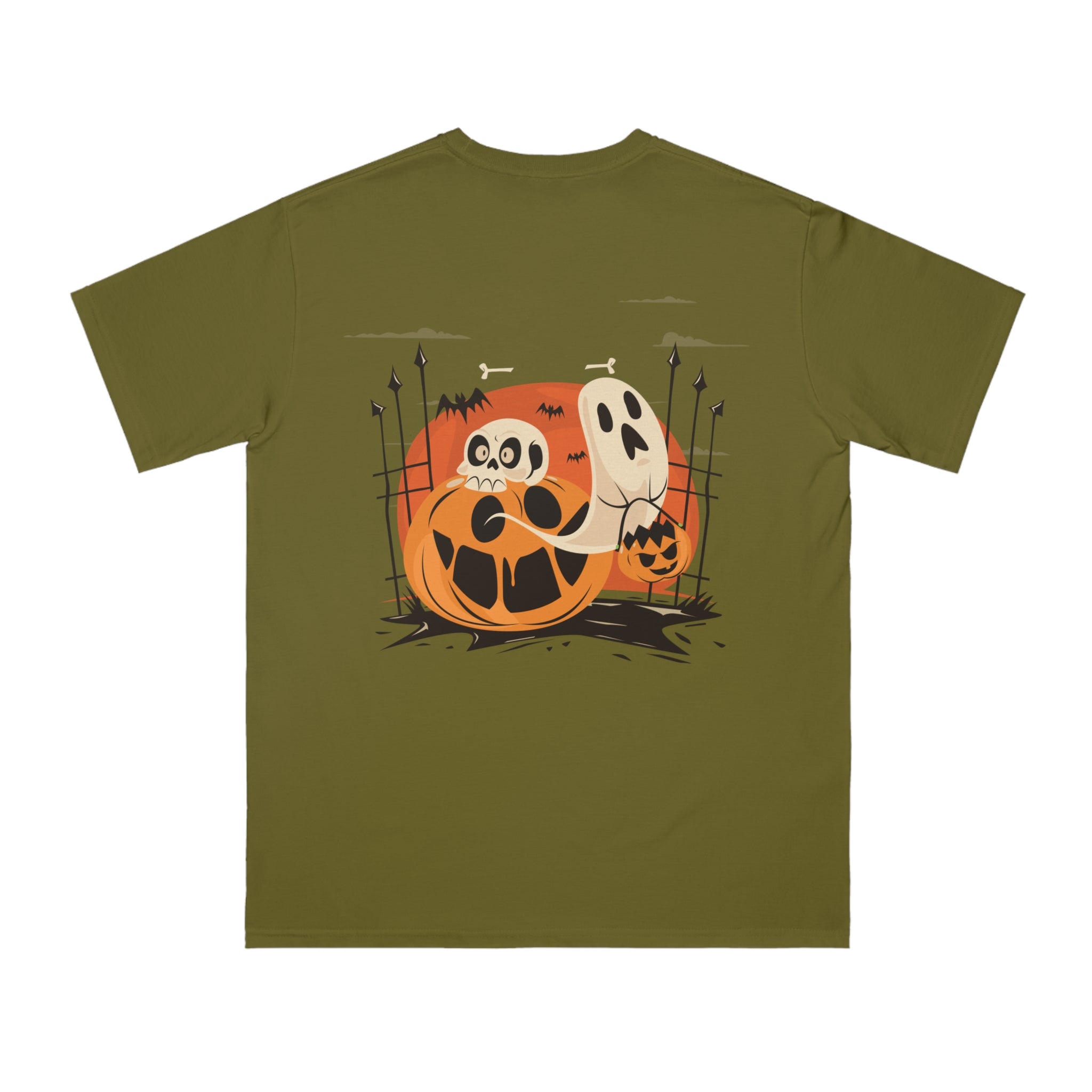 Halloween with Pumpkins | Organic Unisex Classic T-Shirt