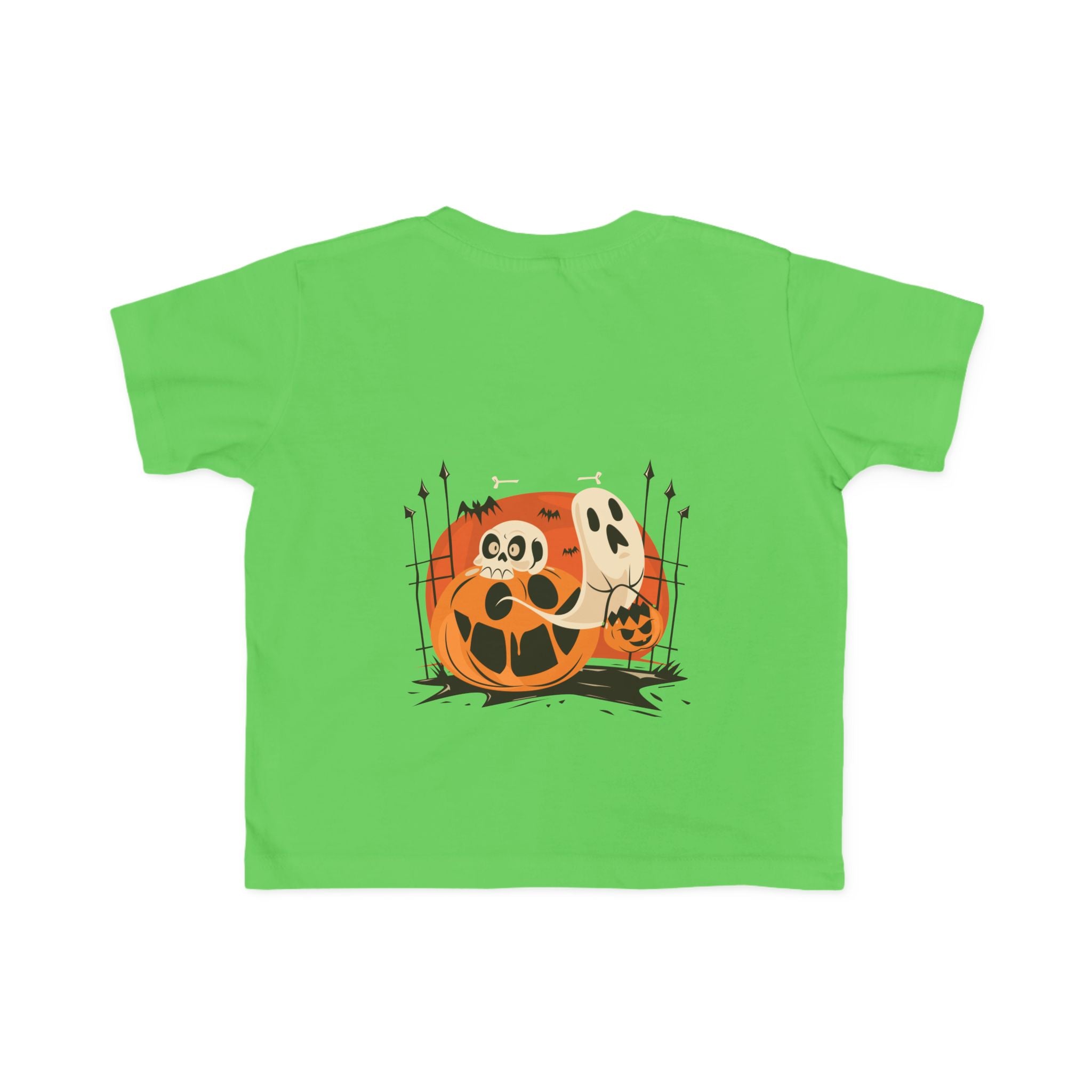 Halloween with Pumpkins | Toddler's Fine Jersey Tee