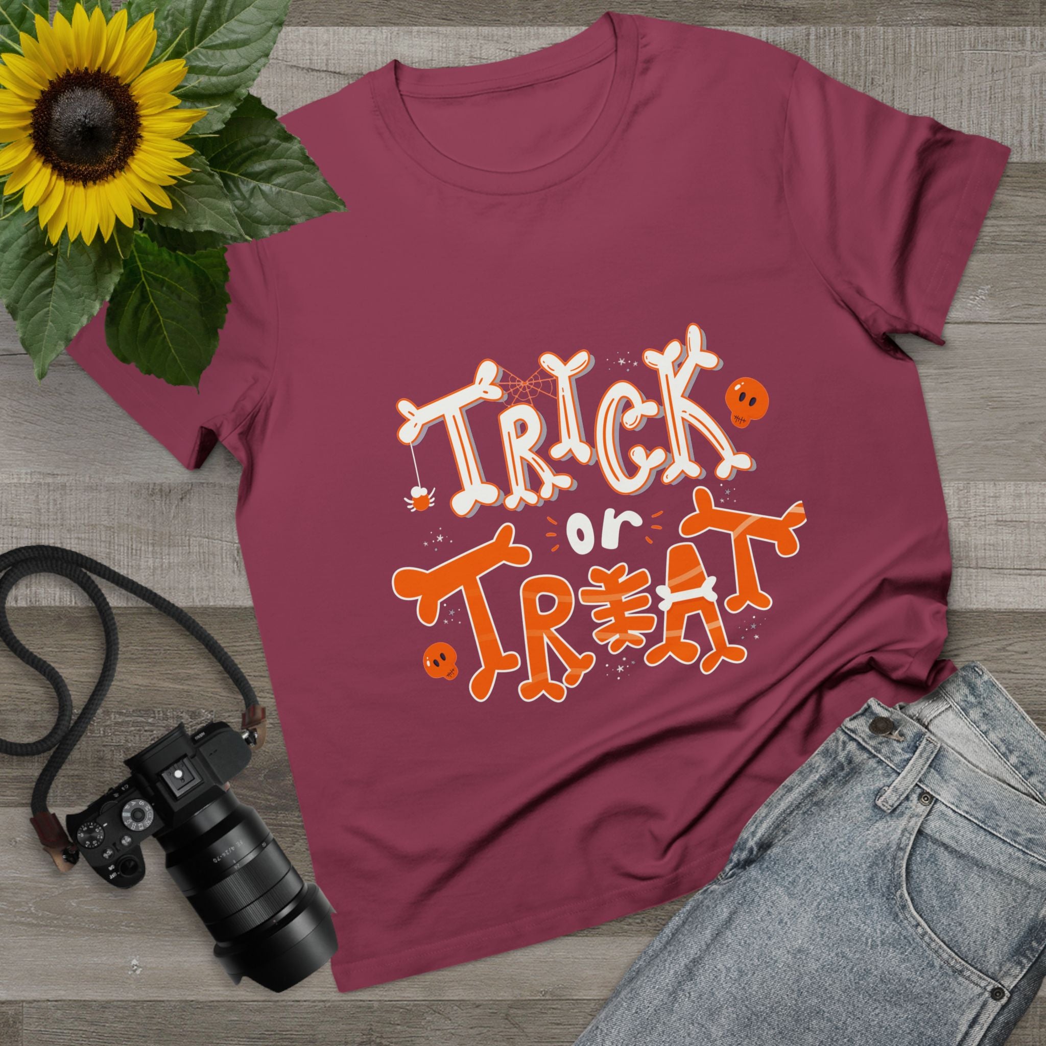 Halloween Trick or Treat | Women’s Maple Tee