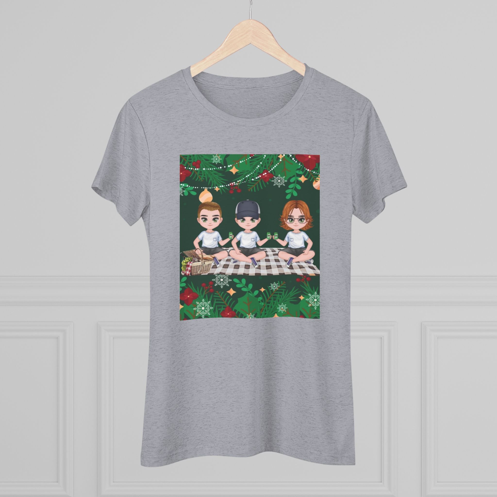 HAPPY CHRISTMAS DAY Women's Triblend Tee