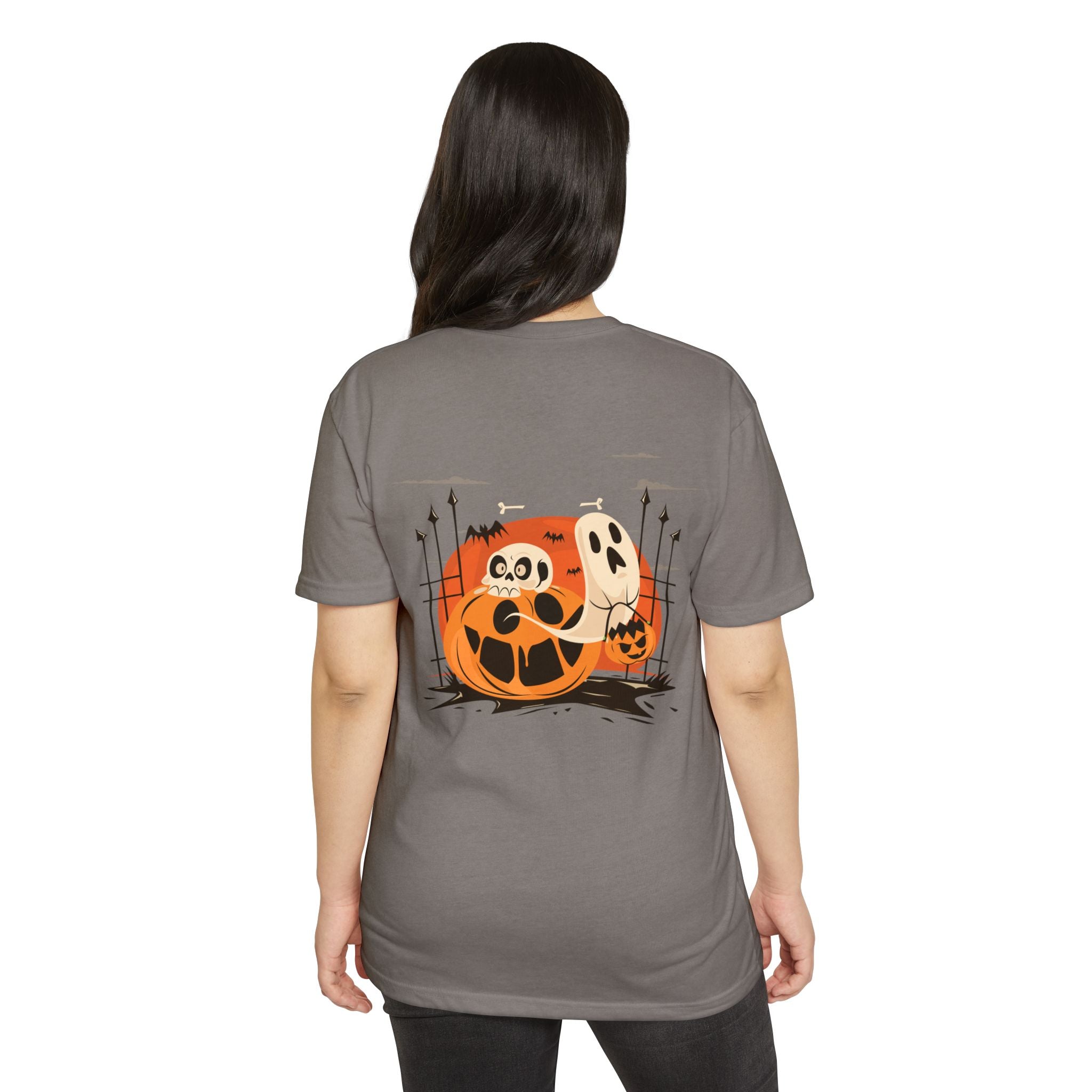 Halloween with Pumpkins | Unisex CVC Jersey T-shirt