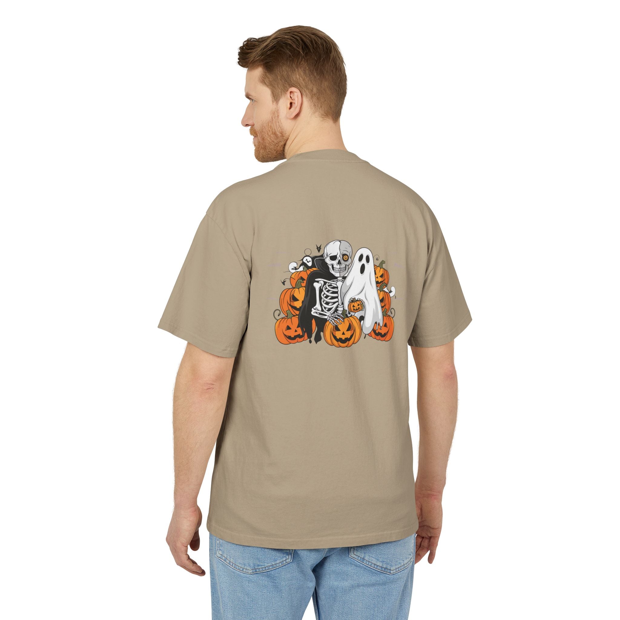 Halloween with Bats | Unisex Heavy Faded Tee