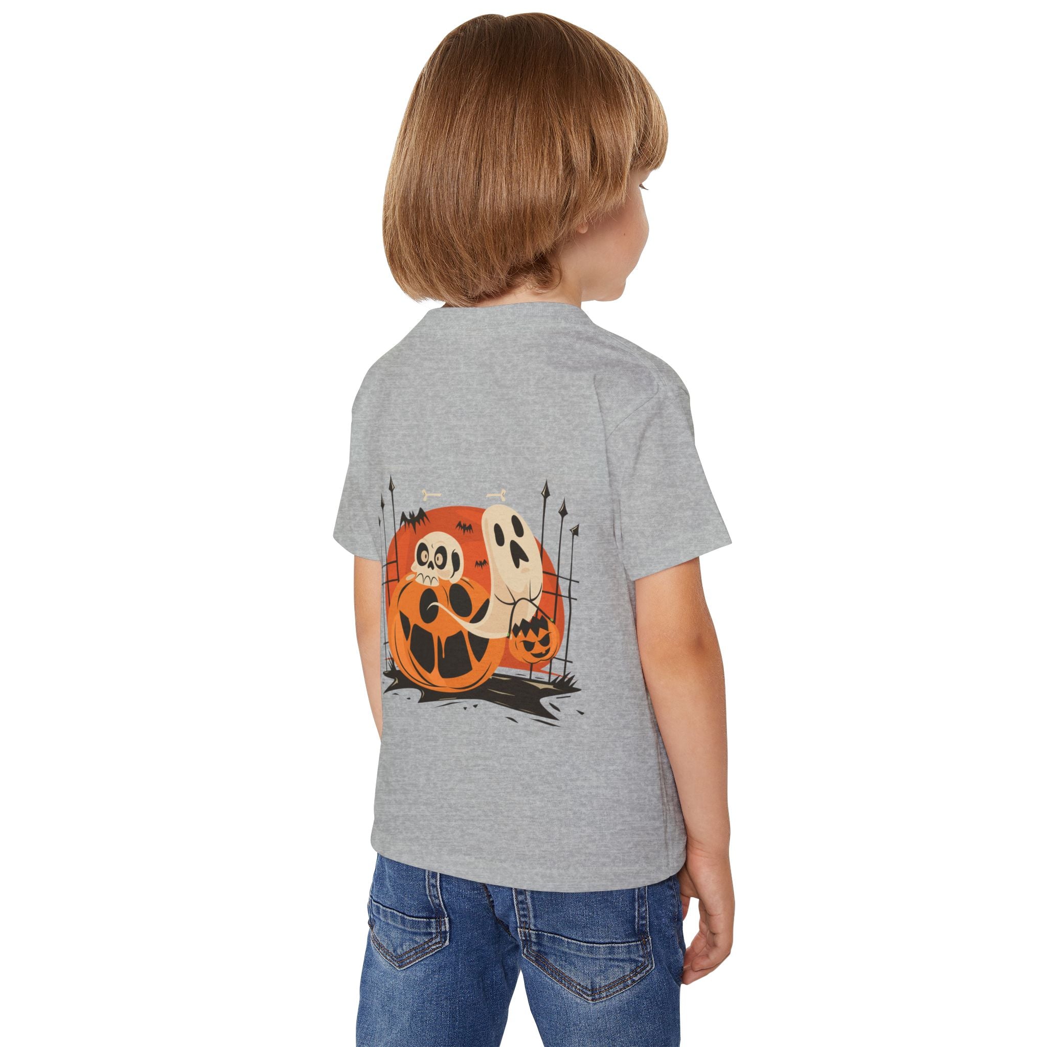 Halloween with Pumpkins | Heavy Cotton Toddler T-shirt