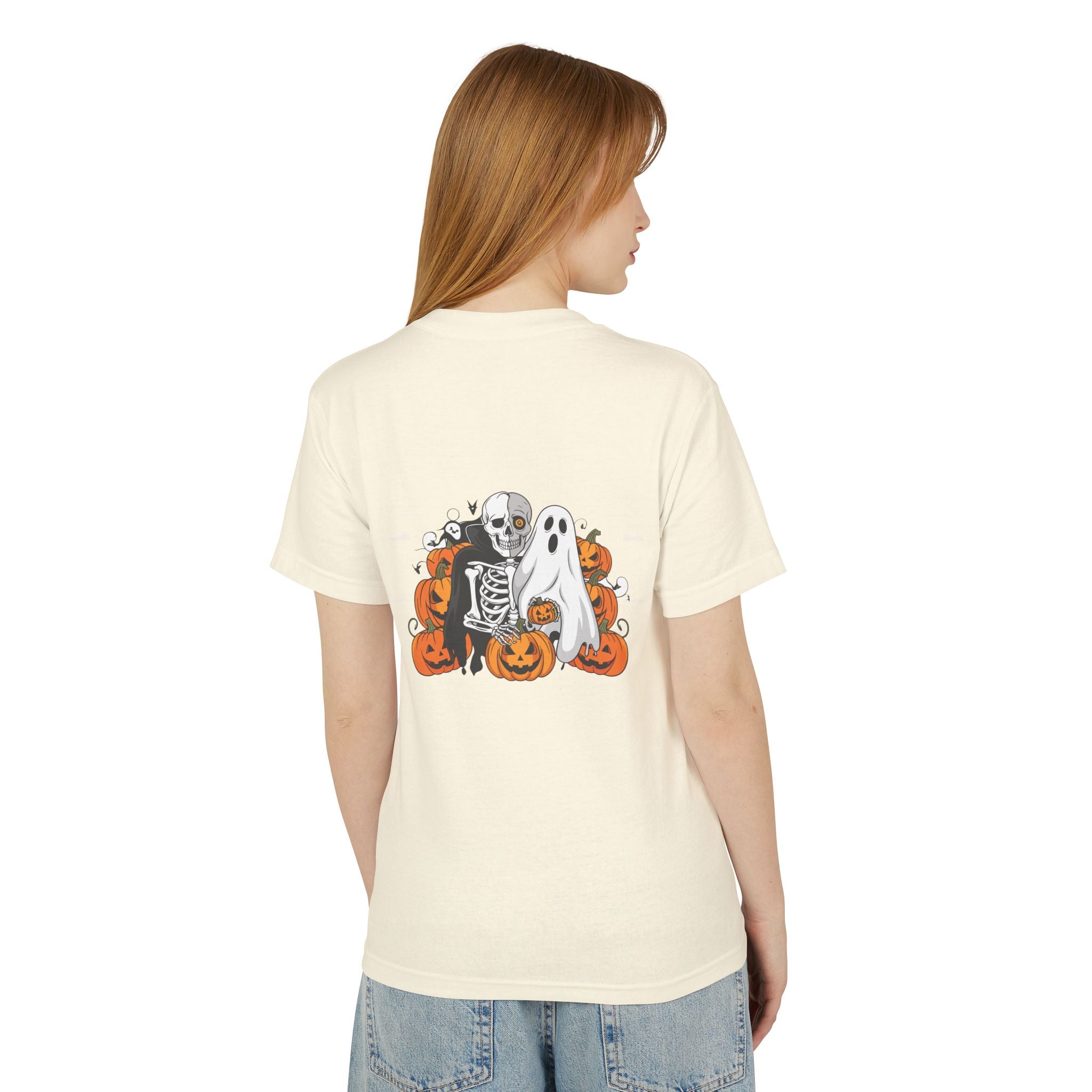 Halloween with Bats | Unisex Garment-Dyed Heavyweight Cotton Tee