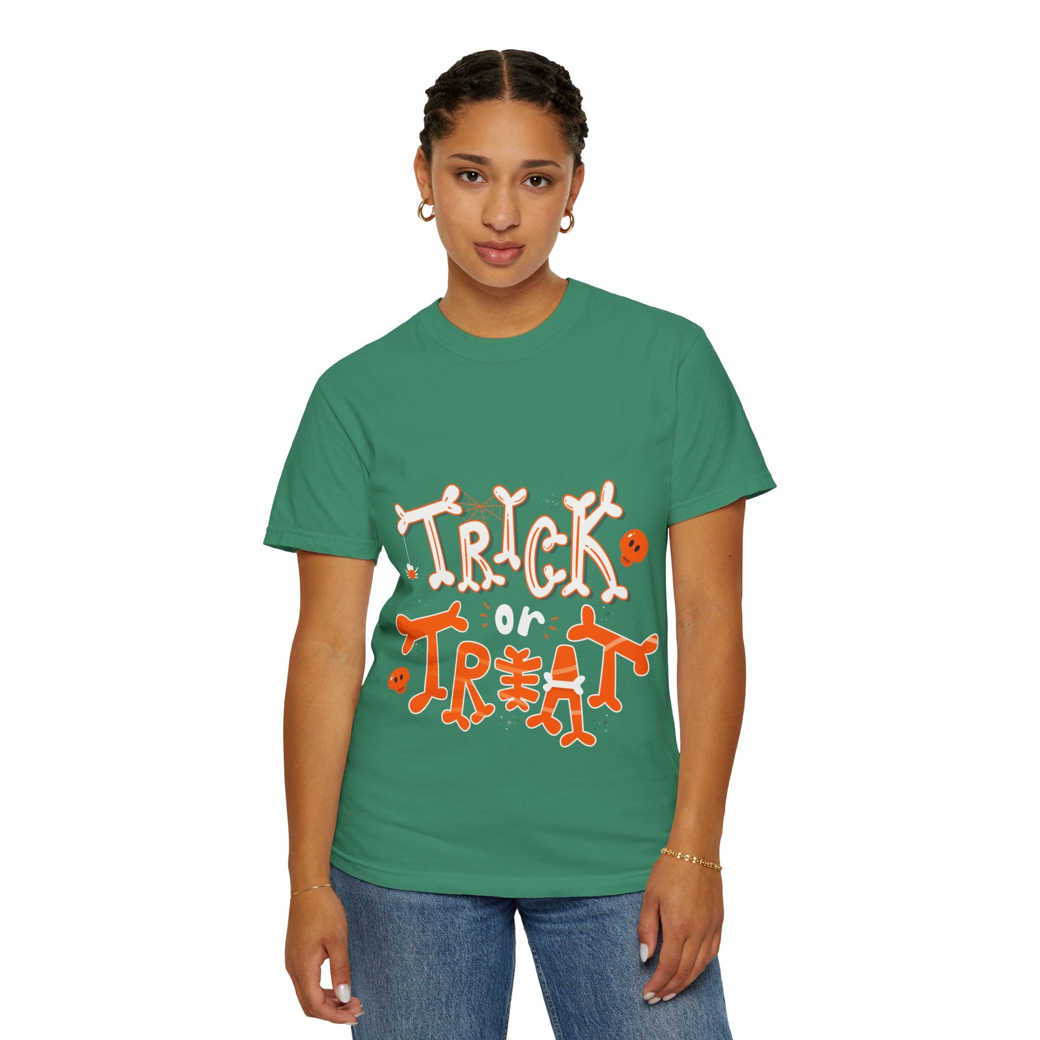 Halloween Trick or Treat  | Unisex Garment-Dyed T-shirt