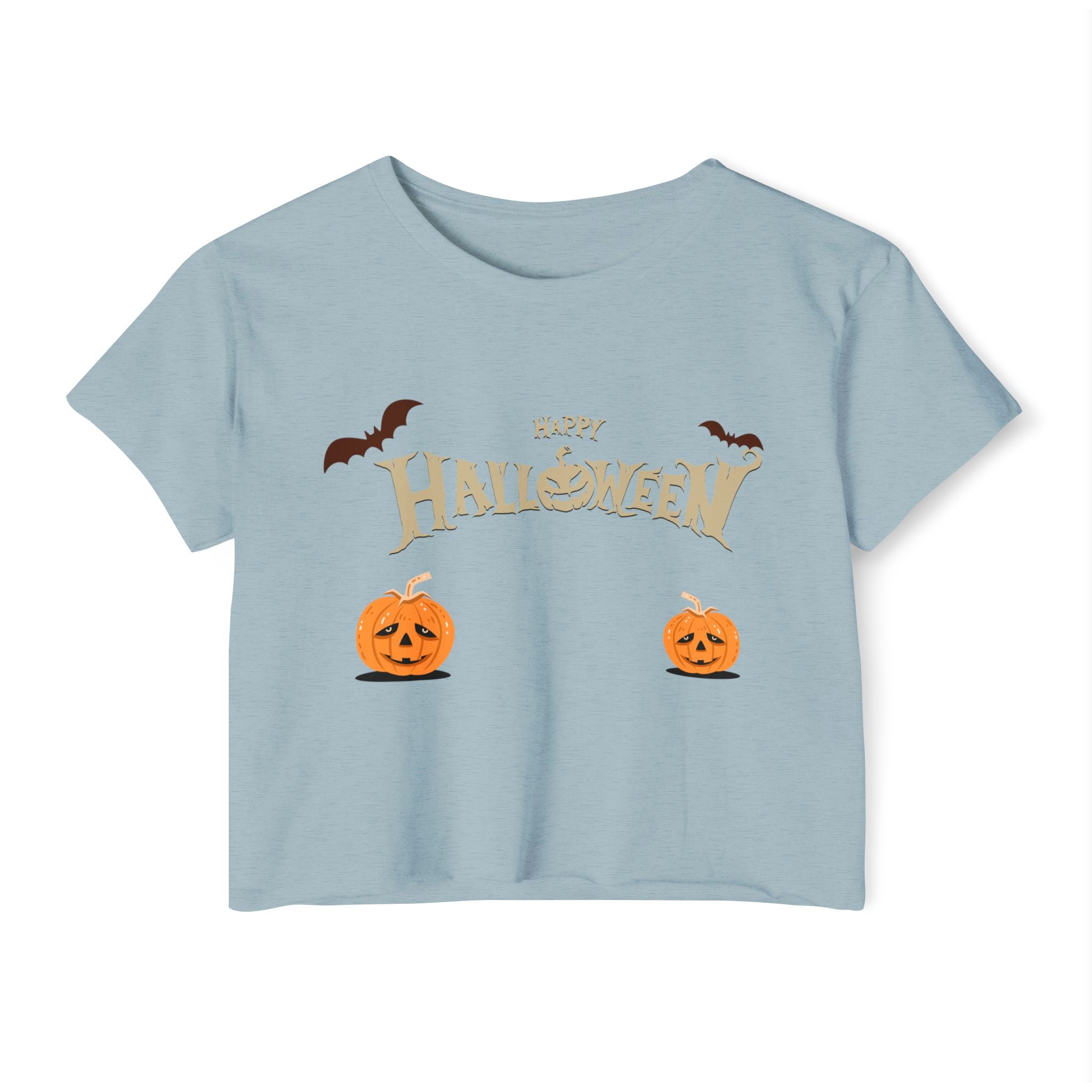 Halloween with Pumpkins | Women's Festival Crop Top