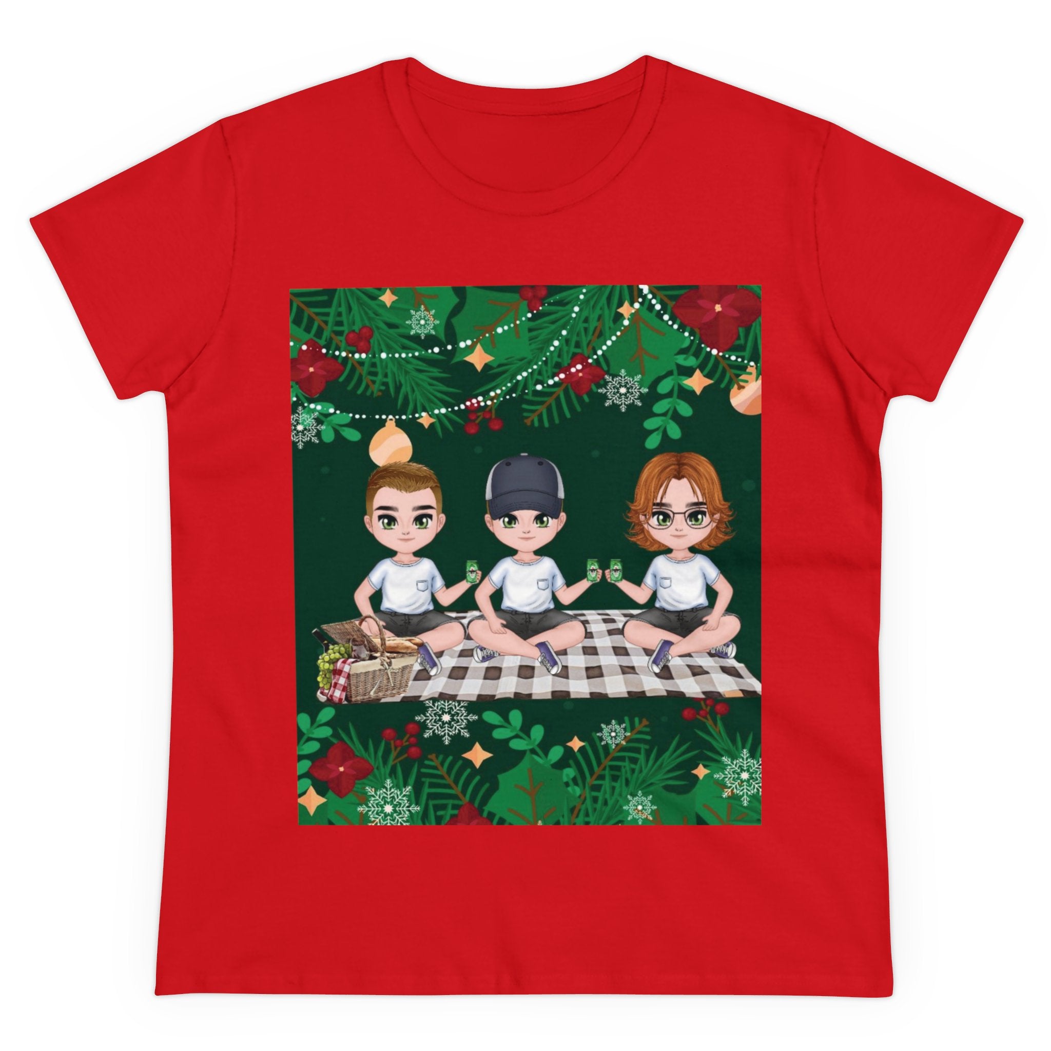 Happy Christmas Day | Women's Midweight Cotton Tee