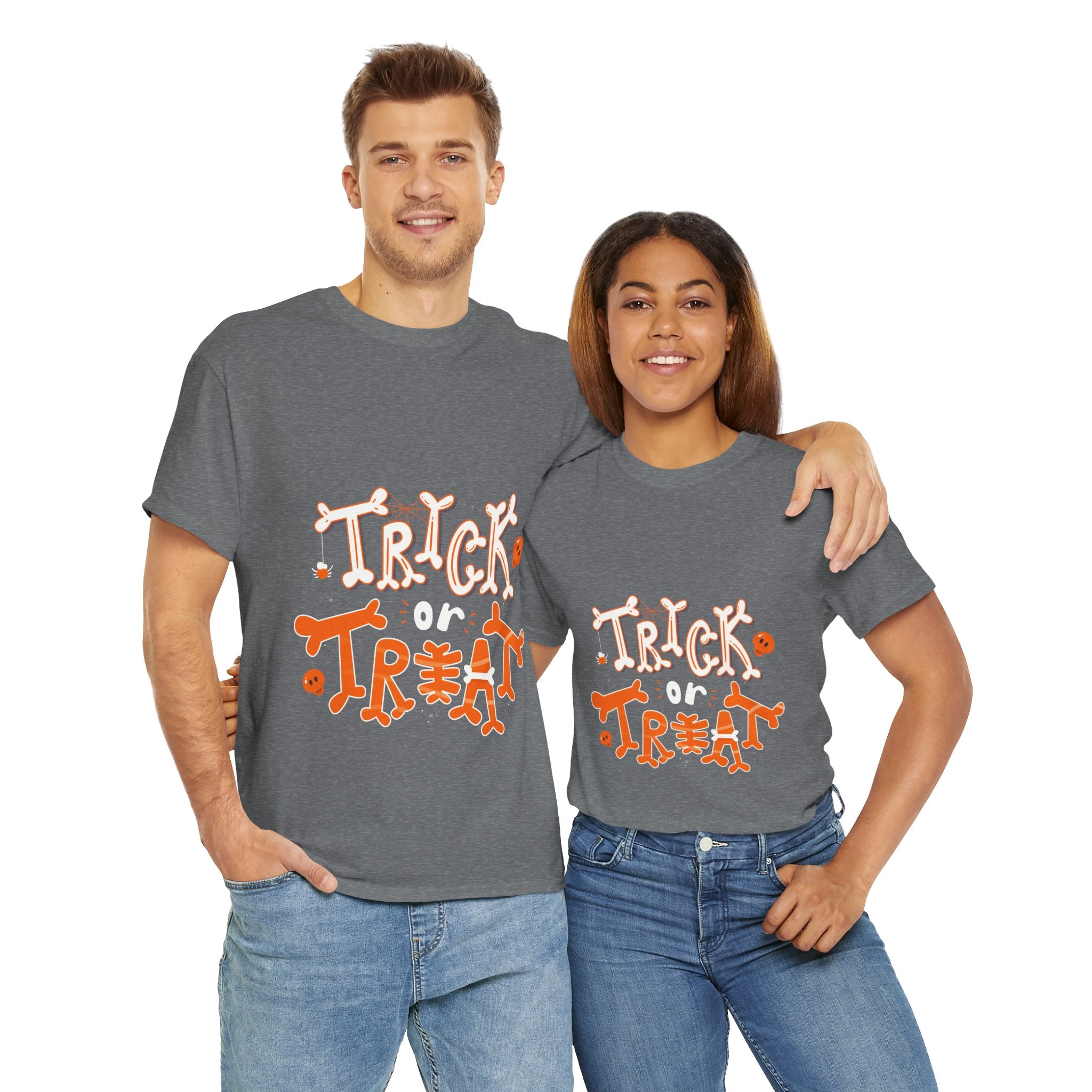 Halloween Trick or Treat | Unisex Heavy Cotton Tee