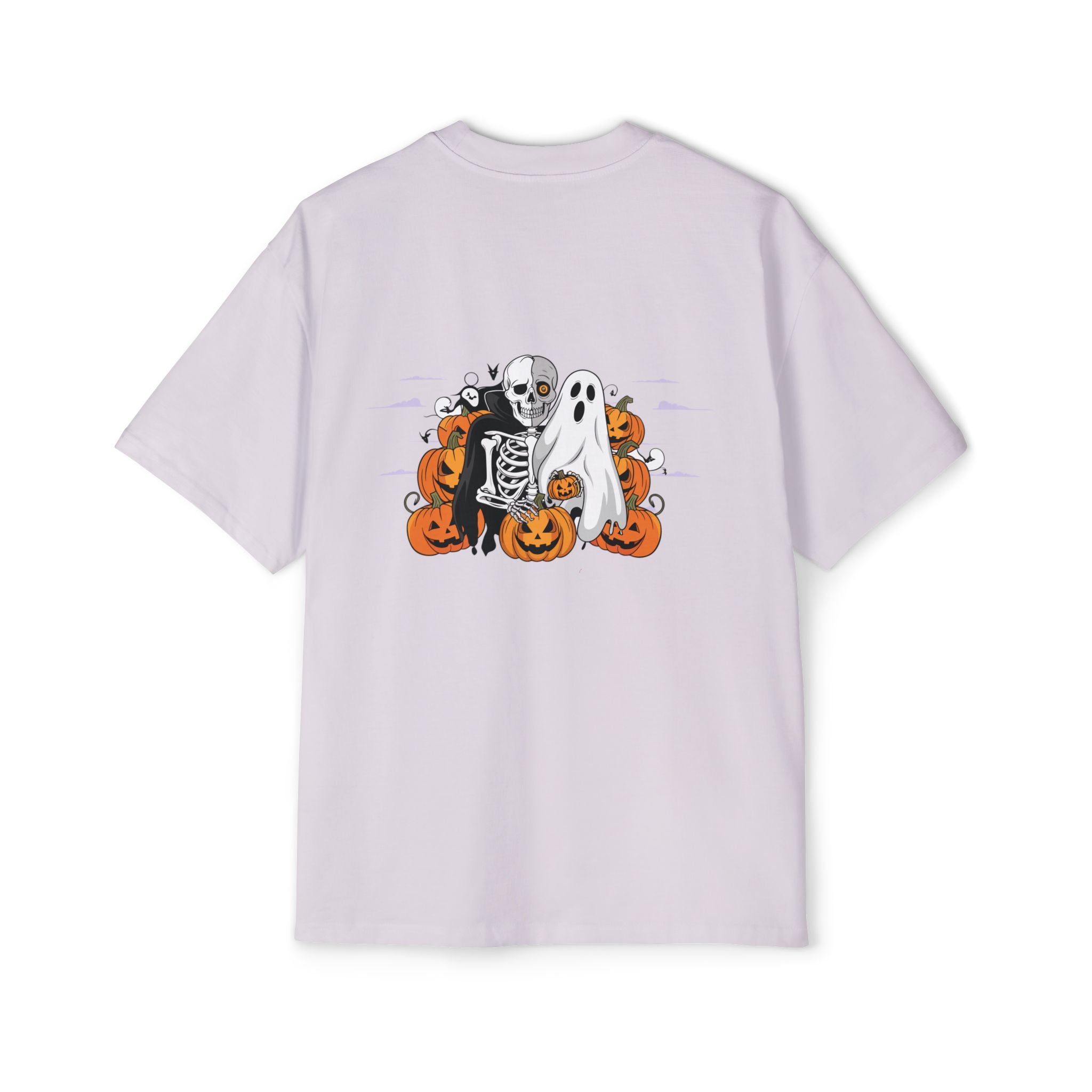 Halloween with Bats | Men's Heavy Oversized Tee