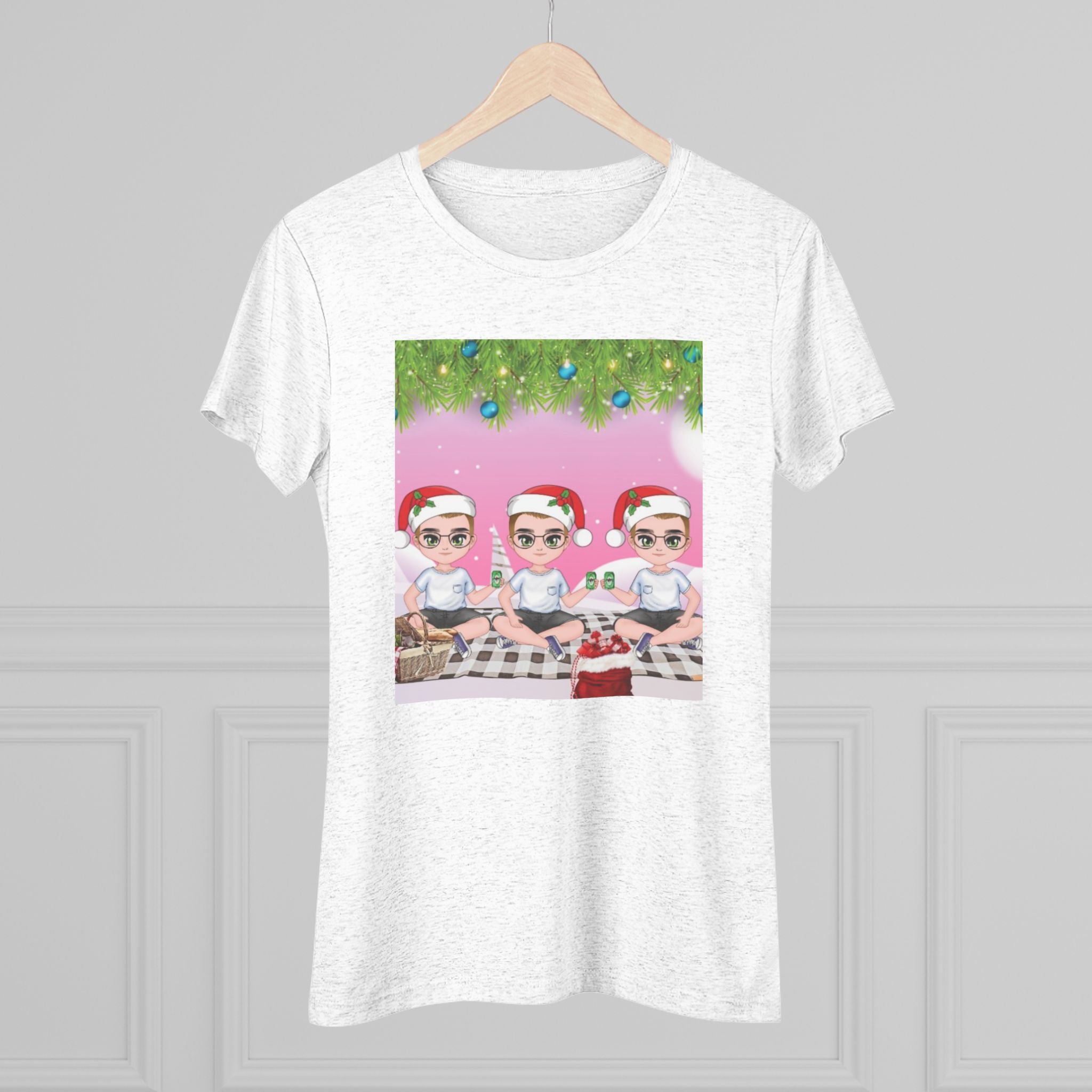 HAPPY CHRISTMAS DAY Women's Triblend Tee