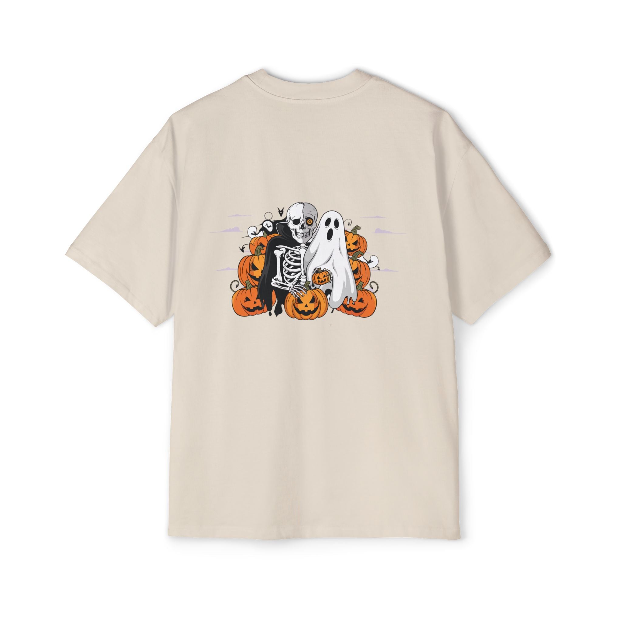 Halloween with Bats | Men's Heavy Oversized Tee
