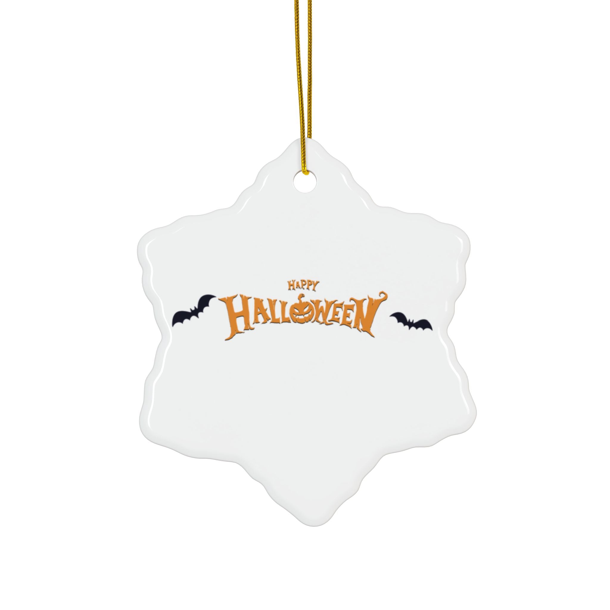 Halloween with Bats | Ceramic Ornaments
