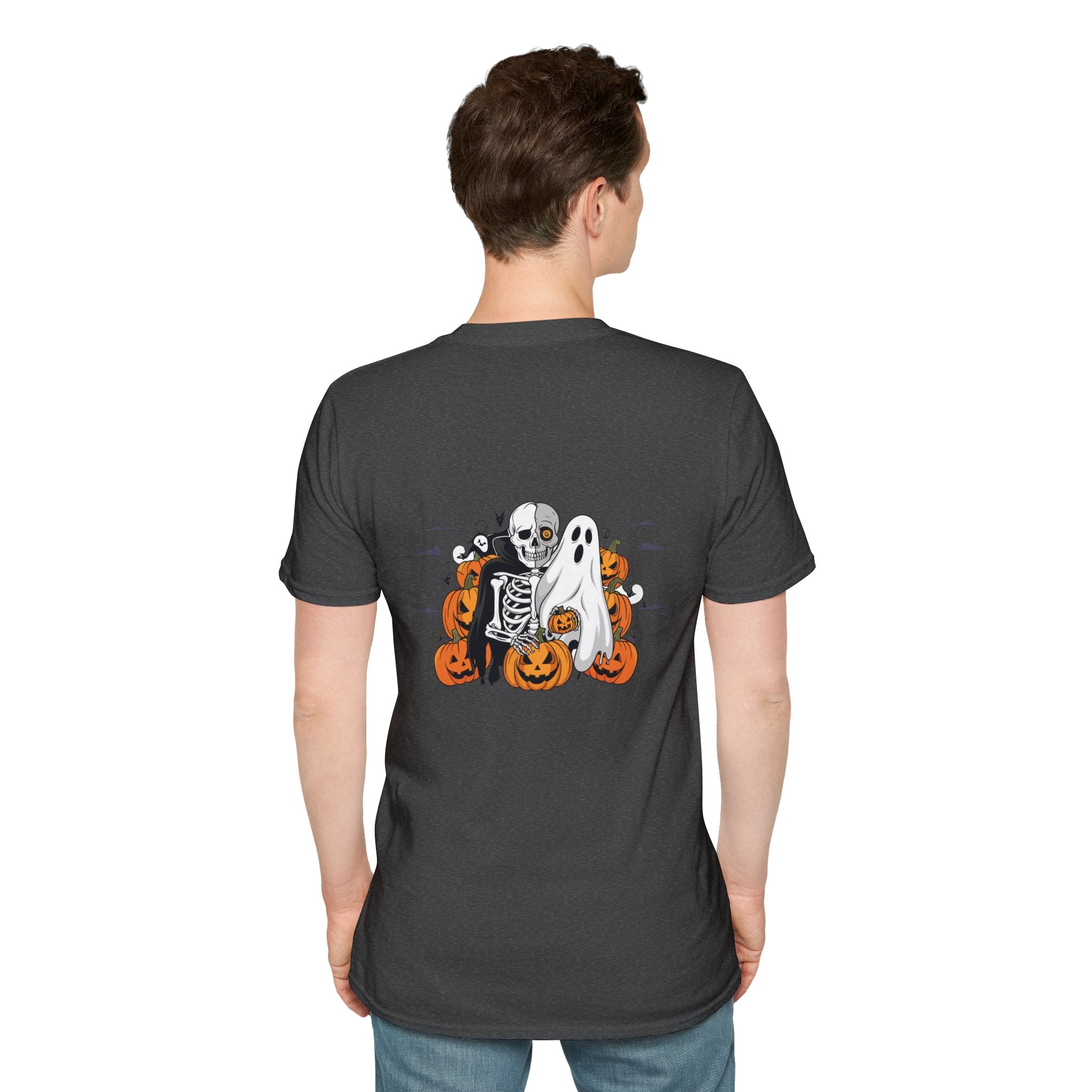 Halloween with Bats | Unisex Softstyle T-Shirt