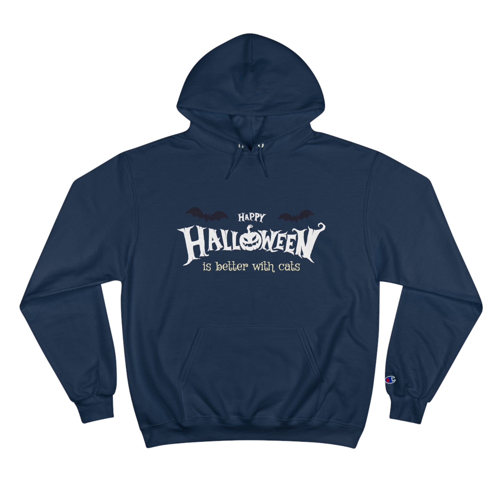 Halloween with Witch's Cats | Champion Hoodie